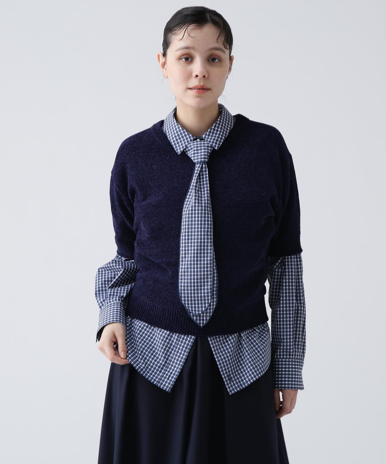 【瞬間コーデ】洗えるシャギーニットアンサンブル