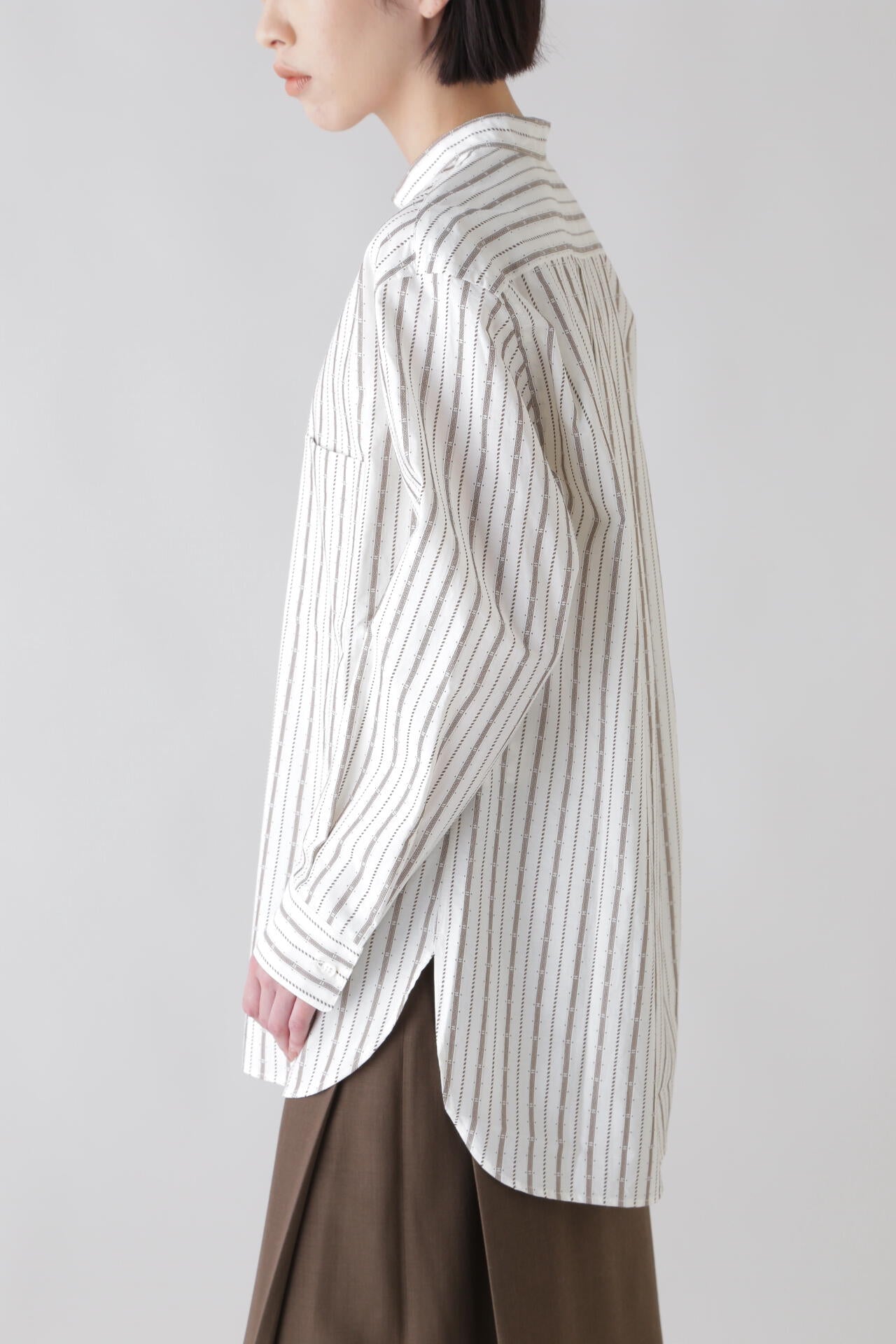 Cristaseya / OVERSIZED MAO SHIRT