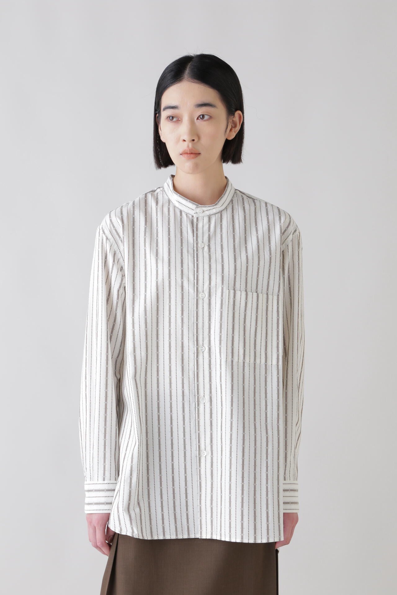 Cristaseya / OVERSIZED MAO SHIRT