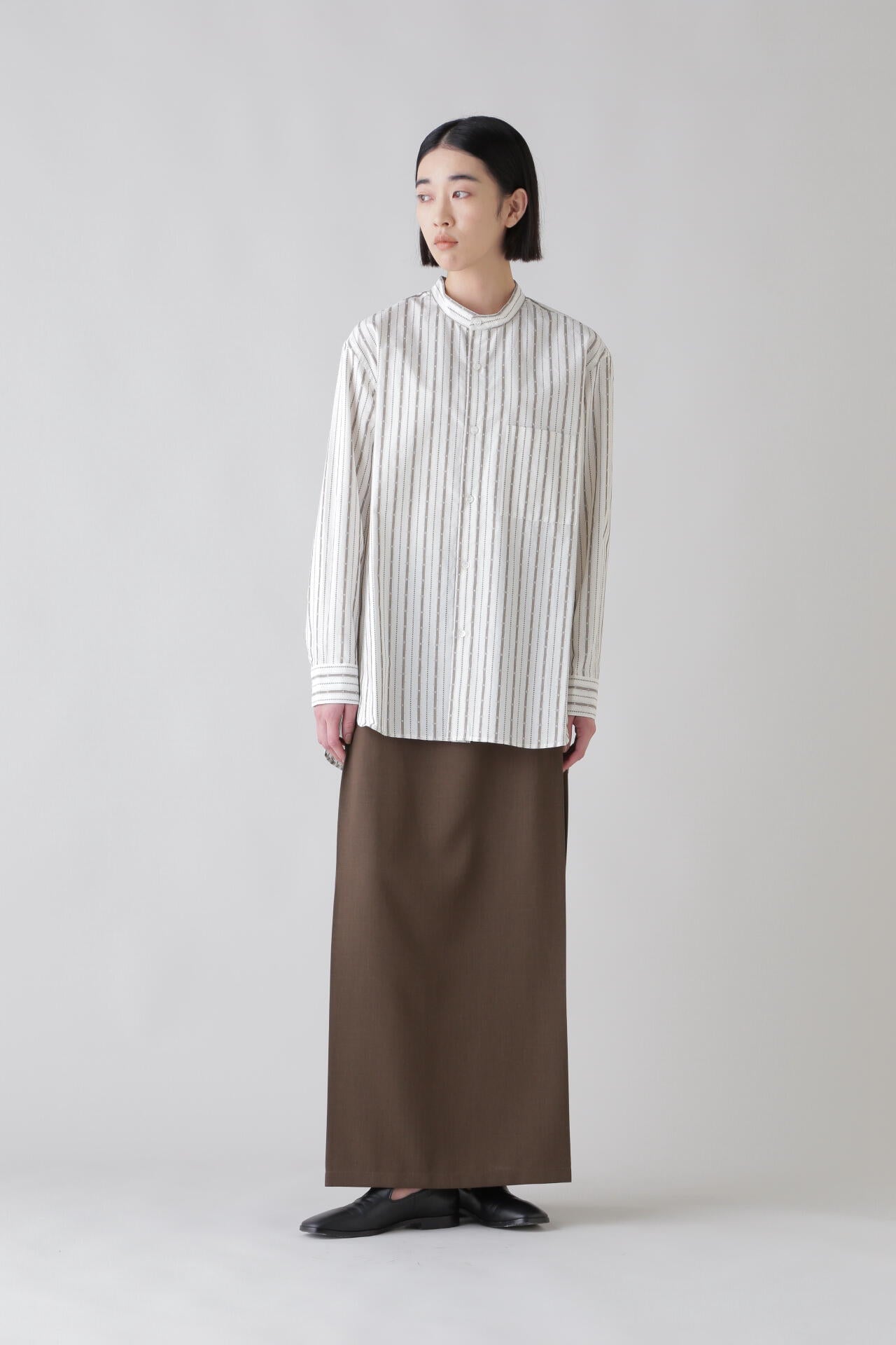 Cristaseya / OVERSIZED MAO SHIRT