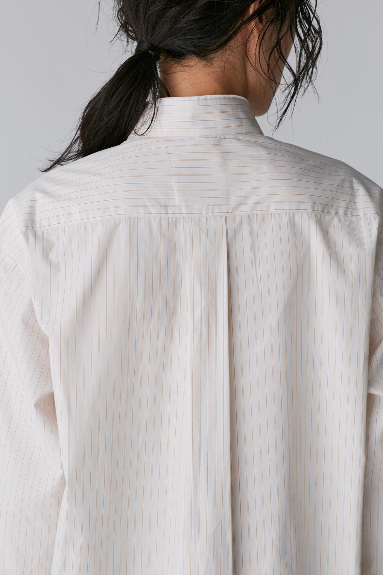 Cristaseya / HANDMADE MAO SHIRT WITH FRINGED COLLAR