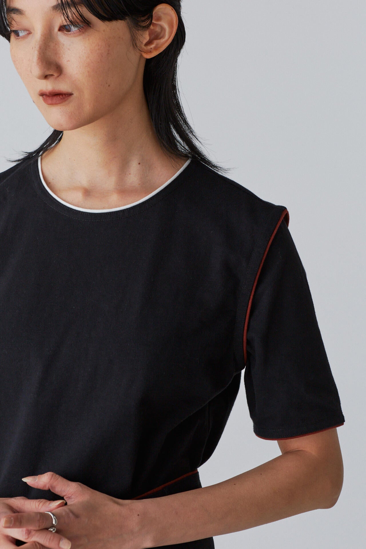 LEMAIRE / WRAP DRESS WITH BINDINGS