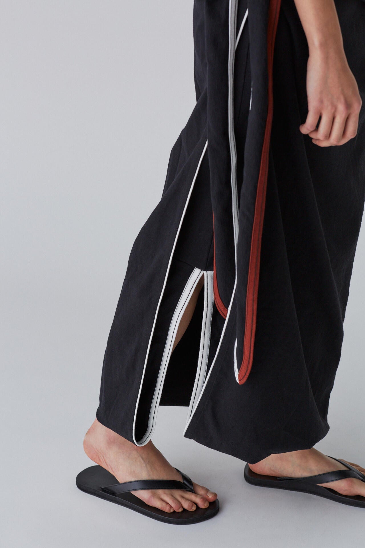 LEMAIRE / WRAP DRESS WITH BINDINGS