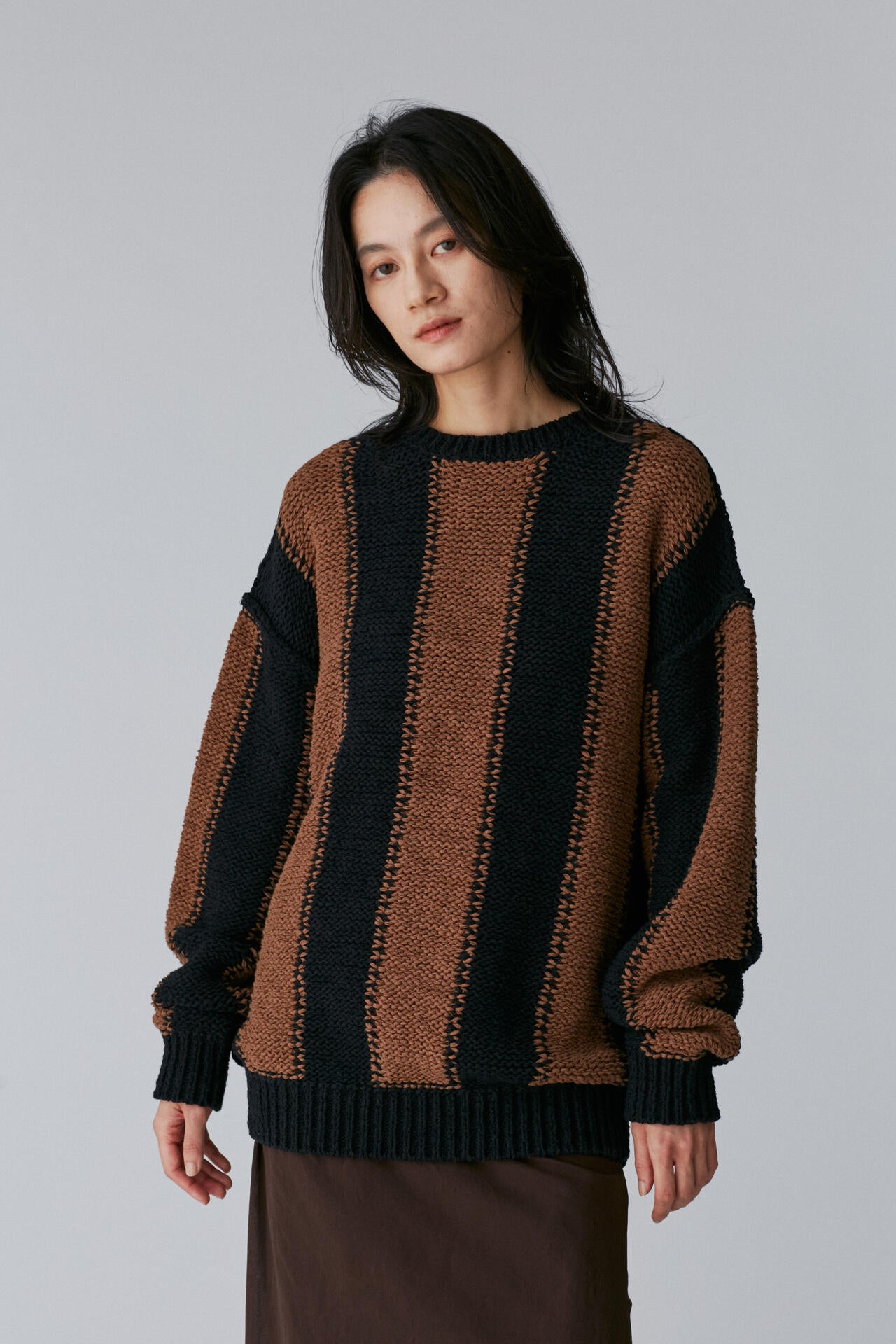 Cristaseya / FETTUCCIA STRIPED SWEATER