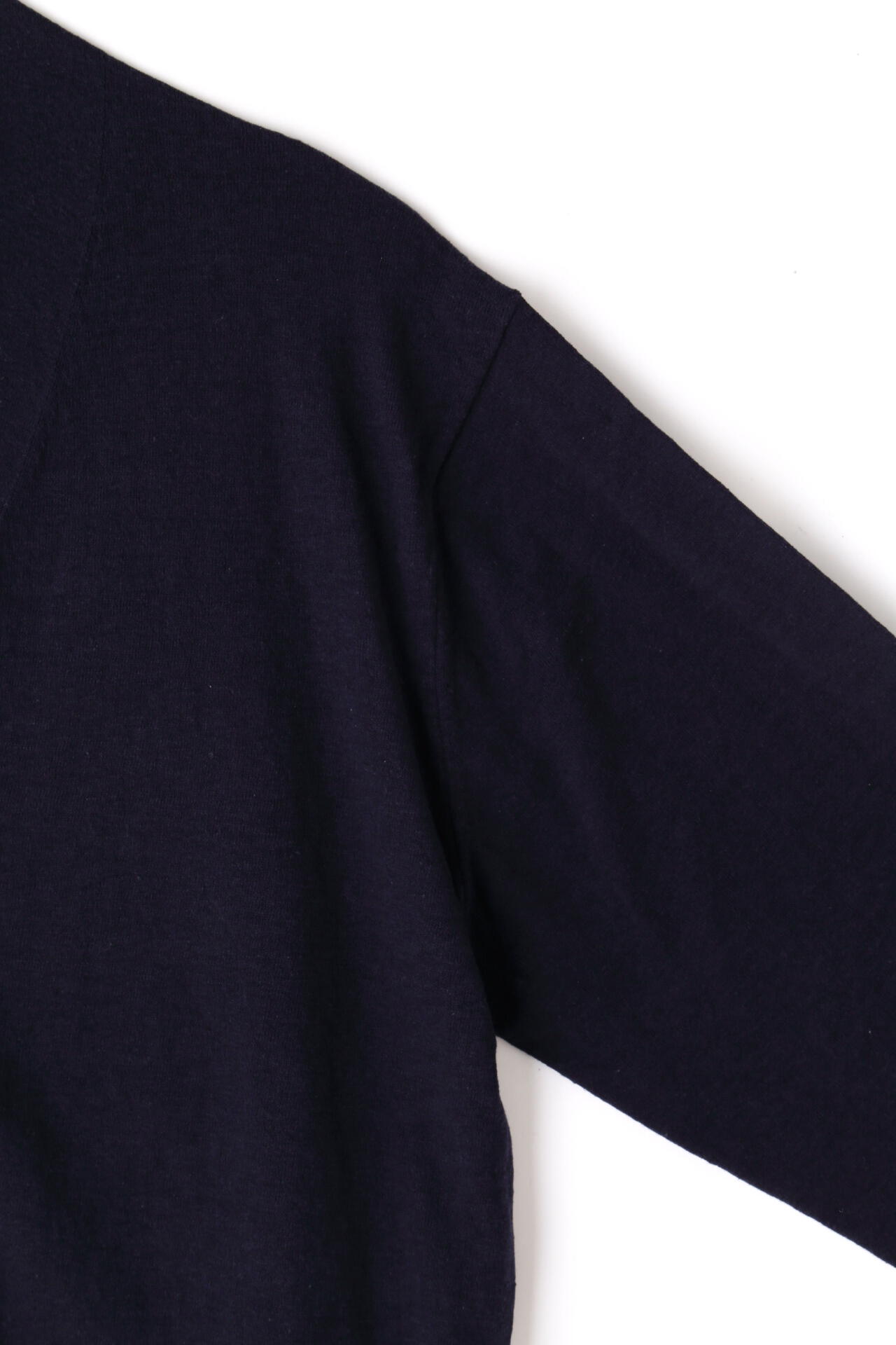 ATON / RECYCLED FRESCA V-NECK CARDIGAN