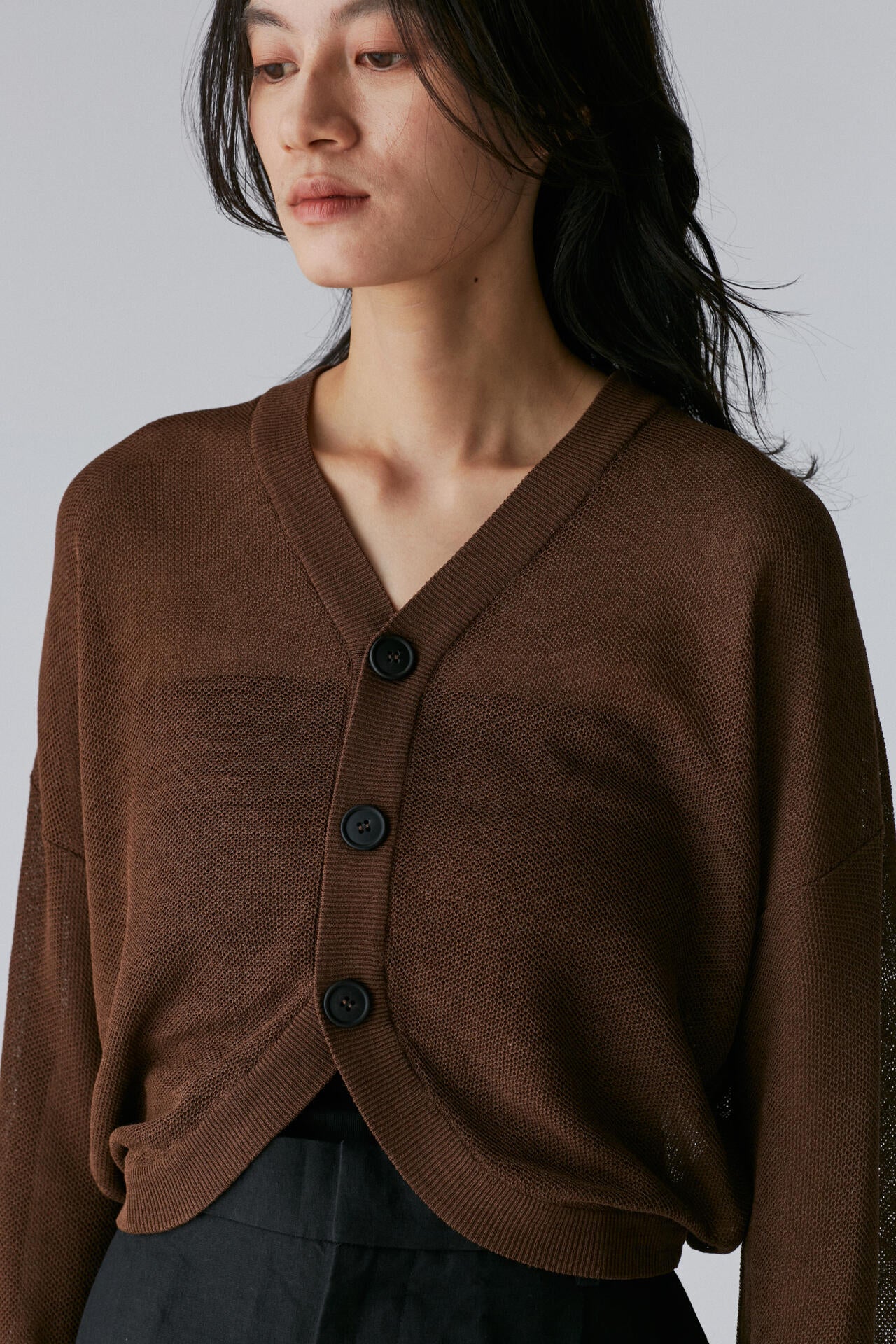 Cristaseya / SILK CARDIGAN