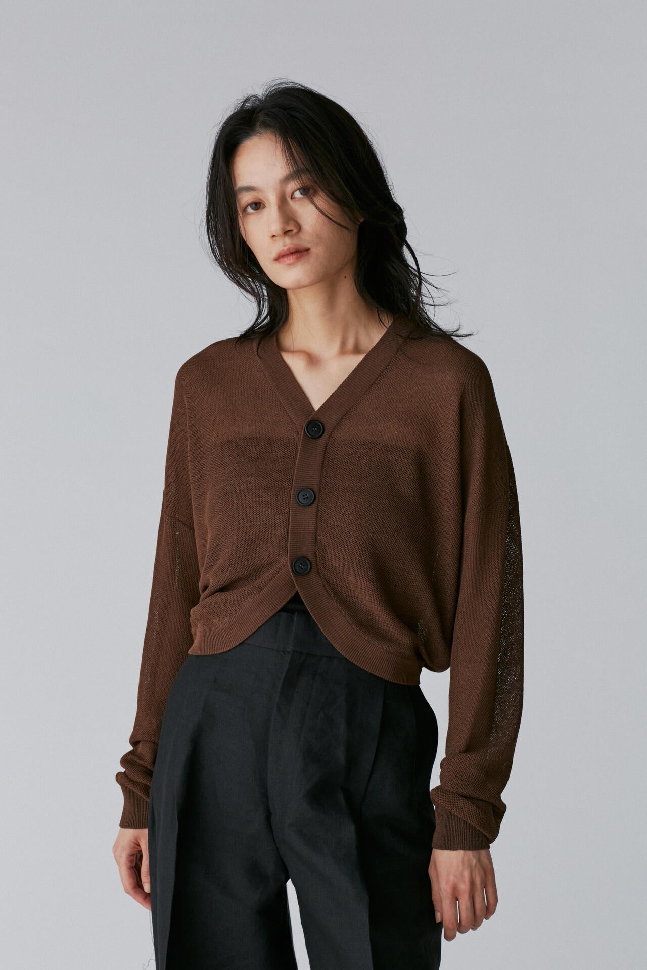 Cristaseya / SILK CARDIGAN