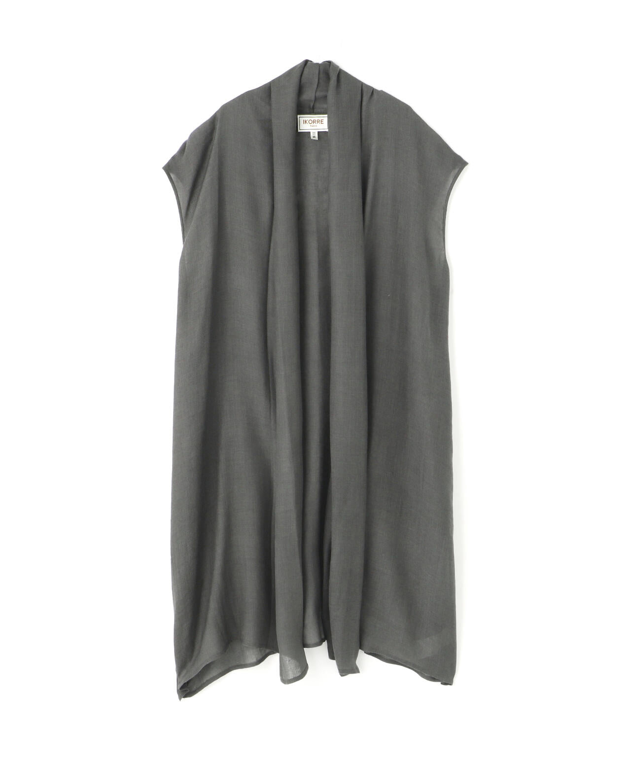 IKORRE / LONG VEST WITH FRINGE & BELT