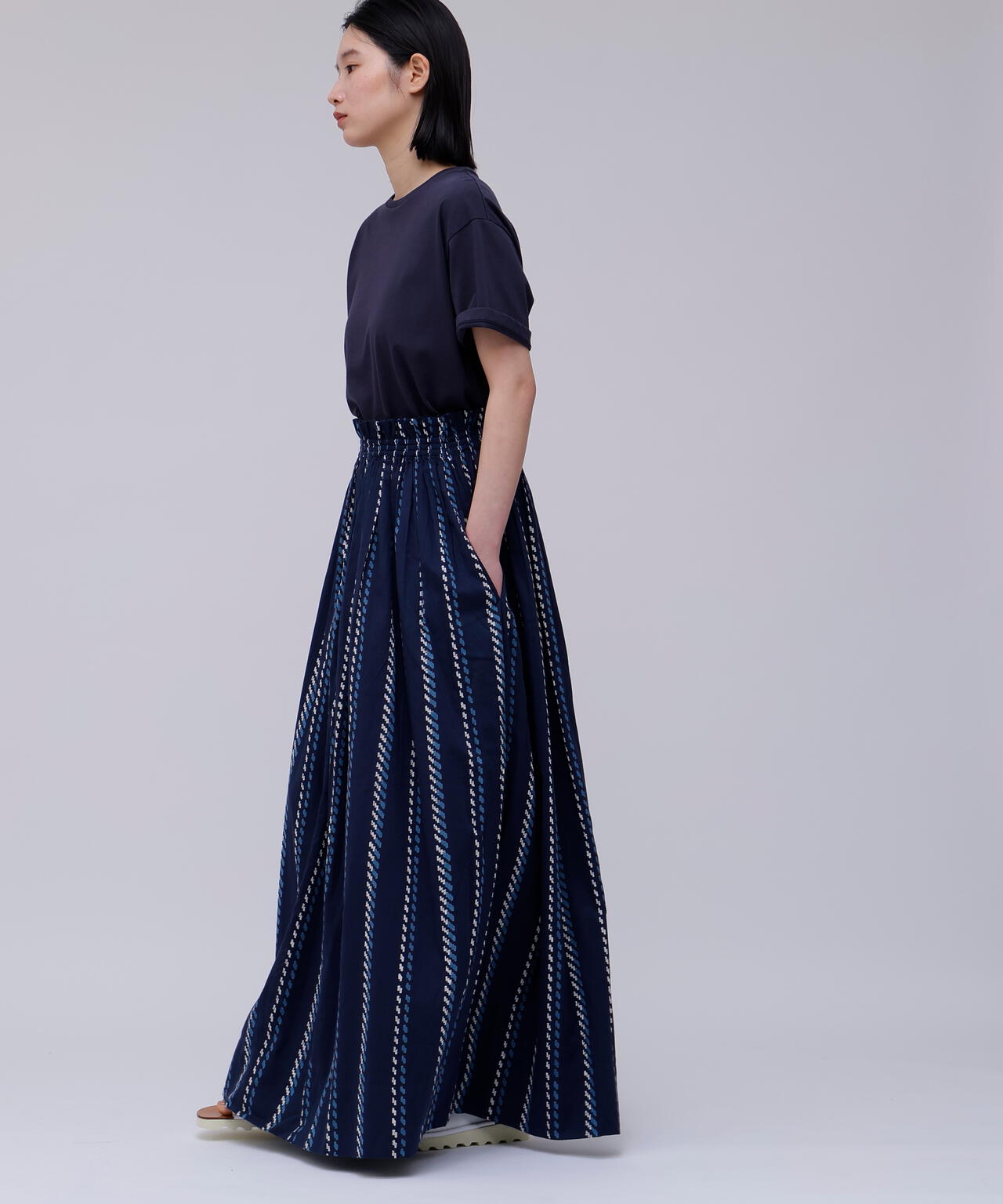IKORRE / BLOCK PRINT SKIRT