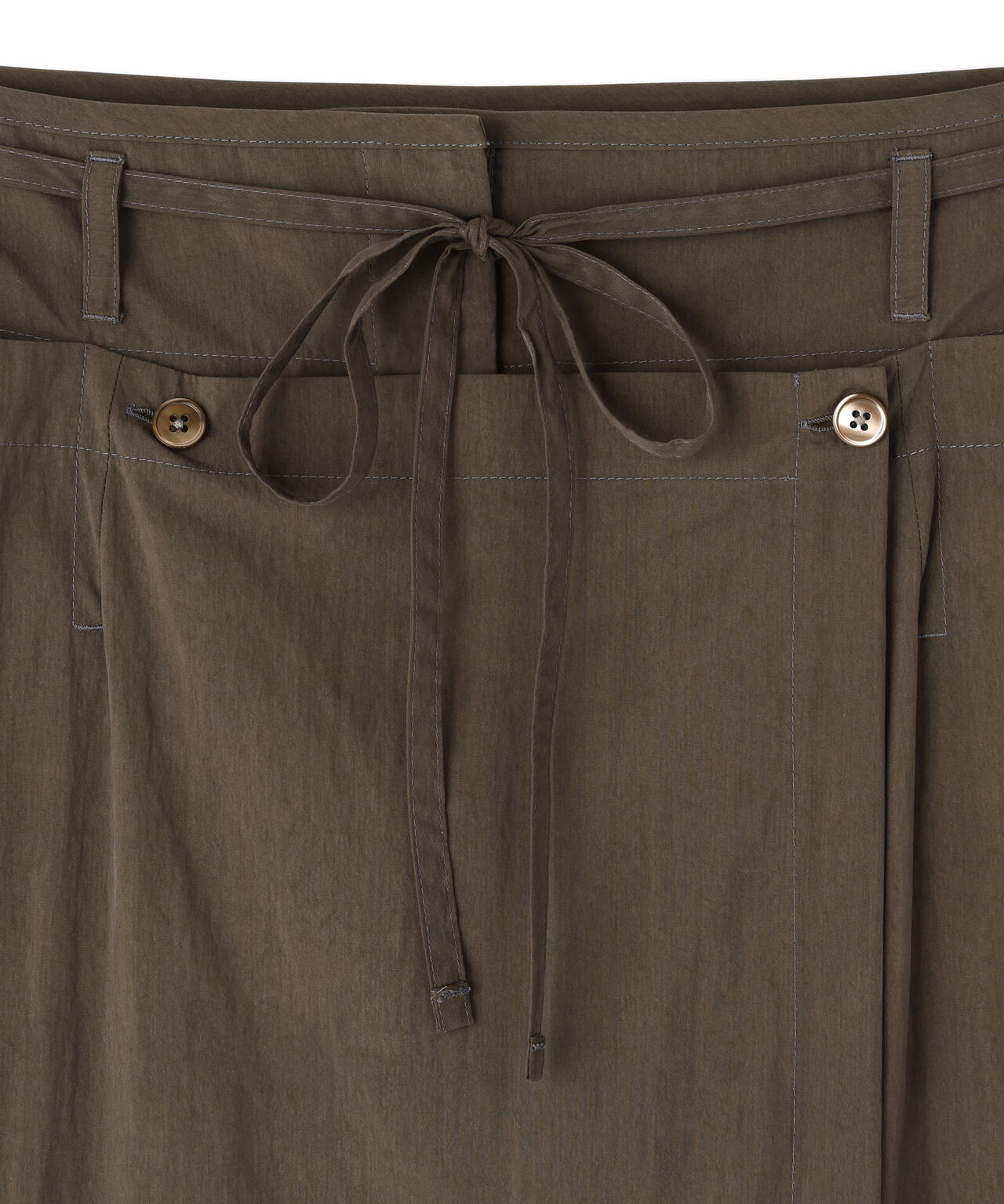 LEMAIRE / WALNUT CONVERTIBLE SKIRT