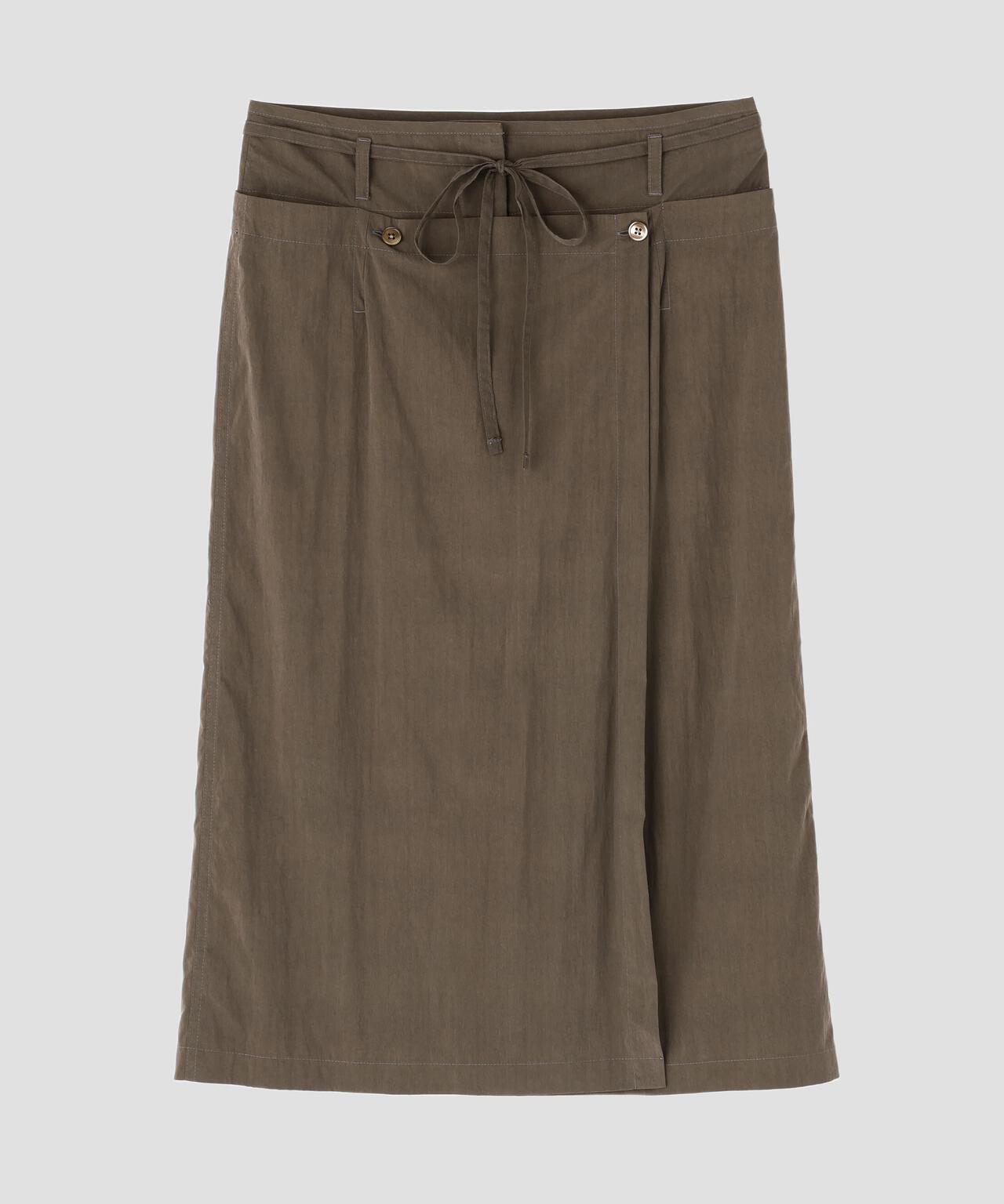 LEMAIRE / WALNUT CONVERTIBLE SKIRT