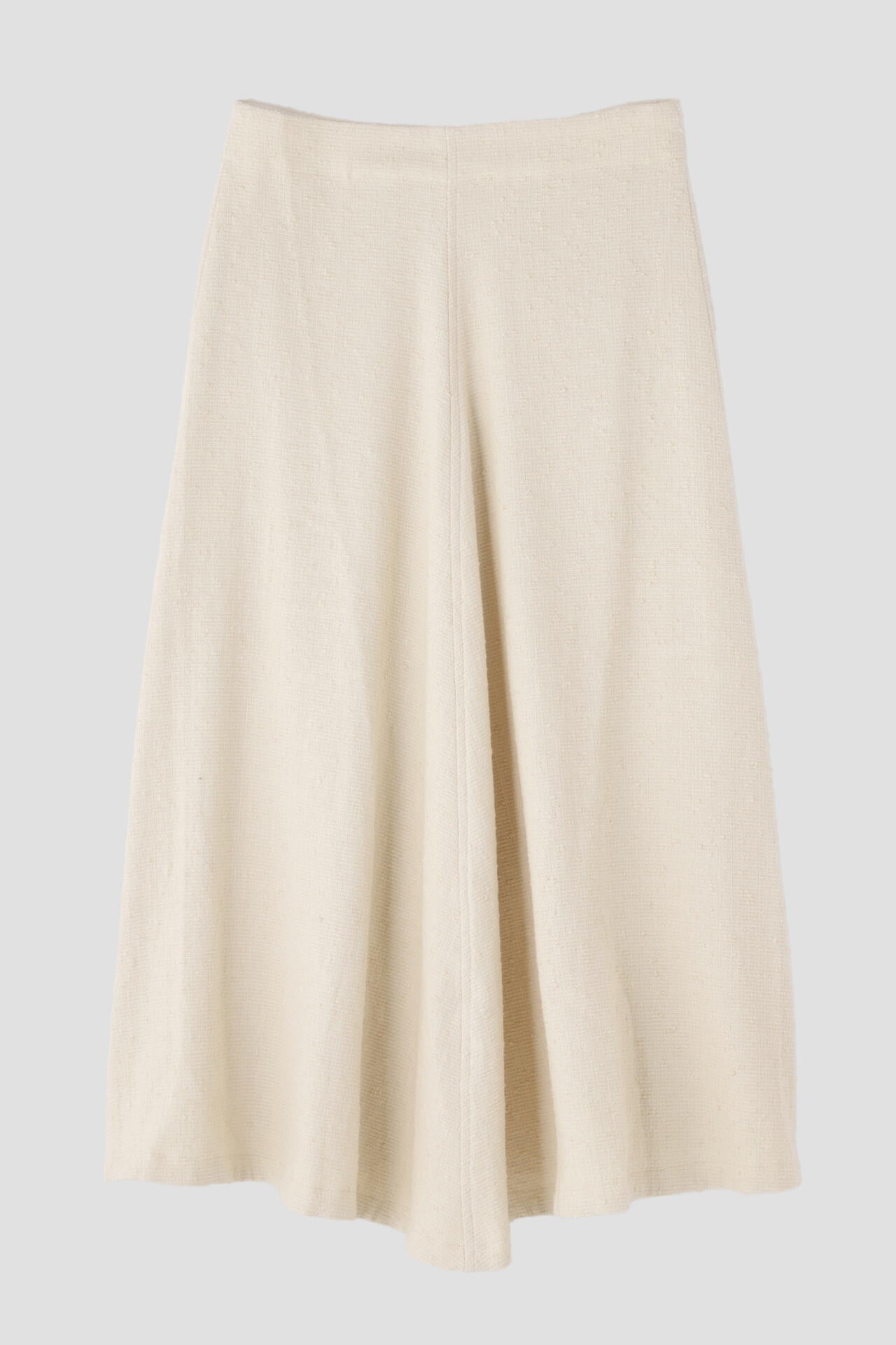 STUDIO NICHOLSON / COTTON BOUCLE KICK FRONT SKIRT