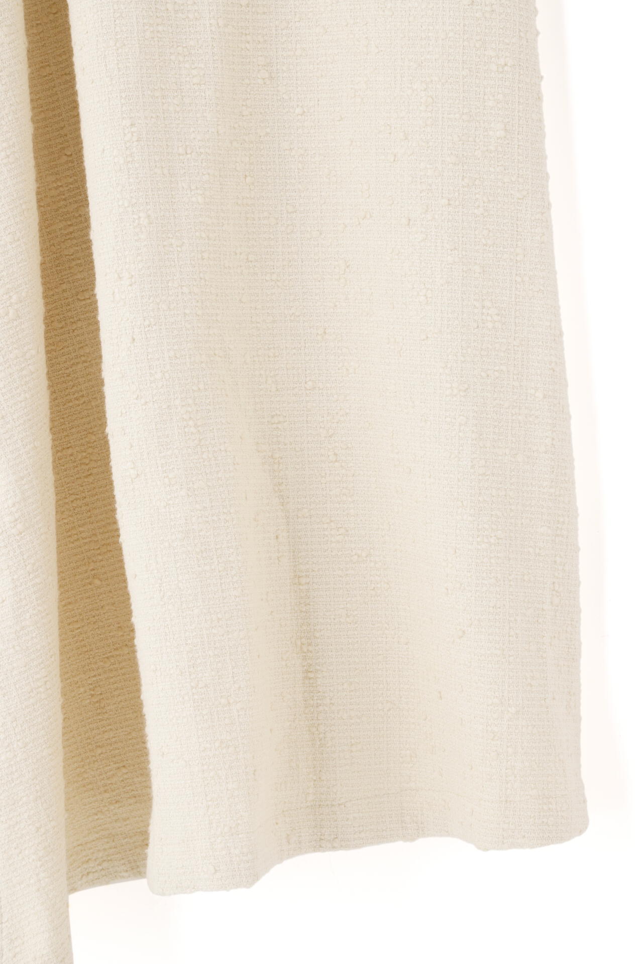 STUDIO NICHOLSON / COTTON BOUCLE KICK FRONT SKIRT