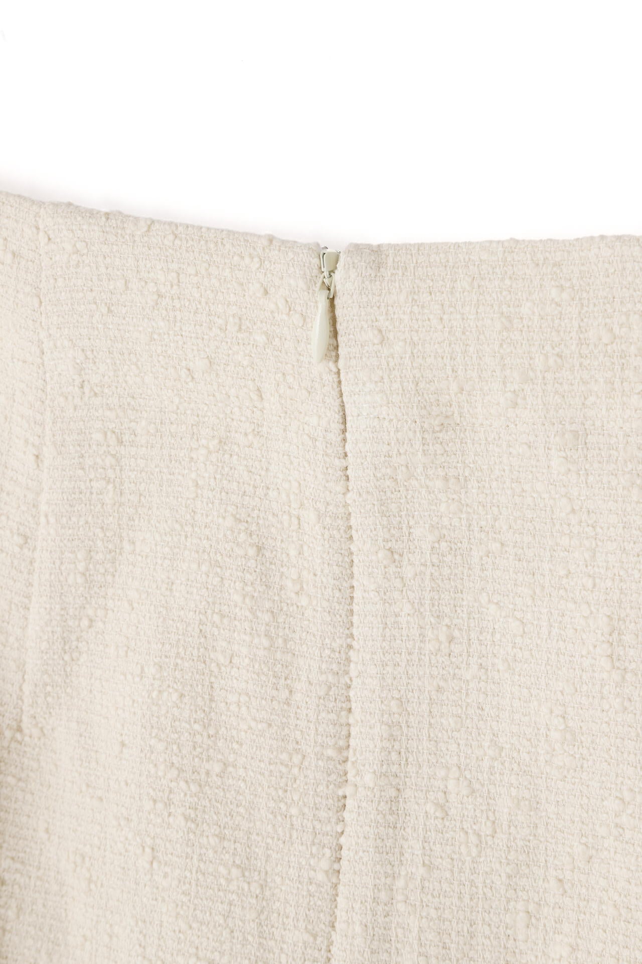 STUDIO NICHOLSON / COTTON BOUCLE KICK FRONT SKIRT