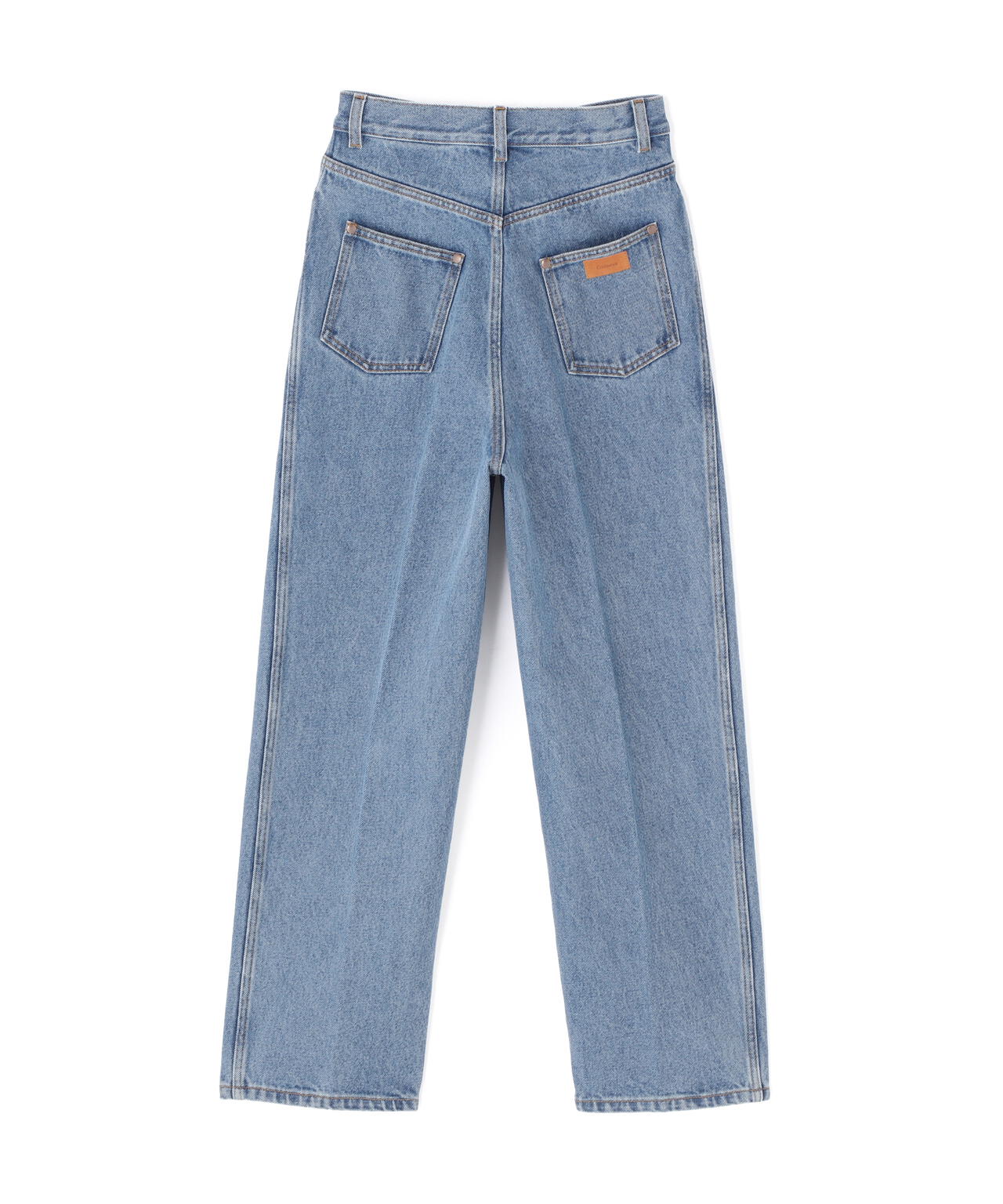 Cristaseya / BLEACHED DENIM HIGHWAISTED JEANS