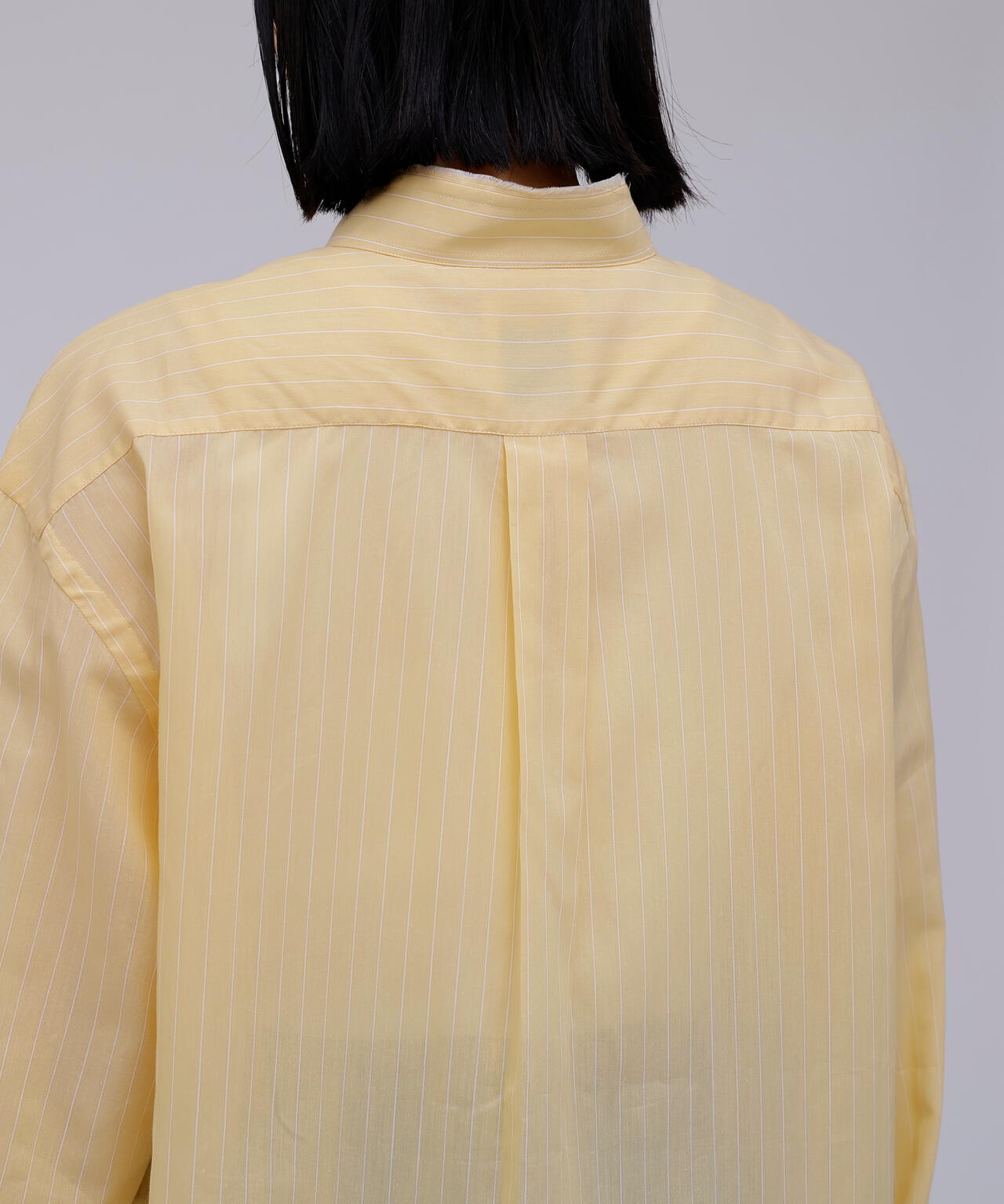 Cristaseya / HANDMADE FRINGED MAO COLLAR SHIRT