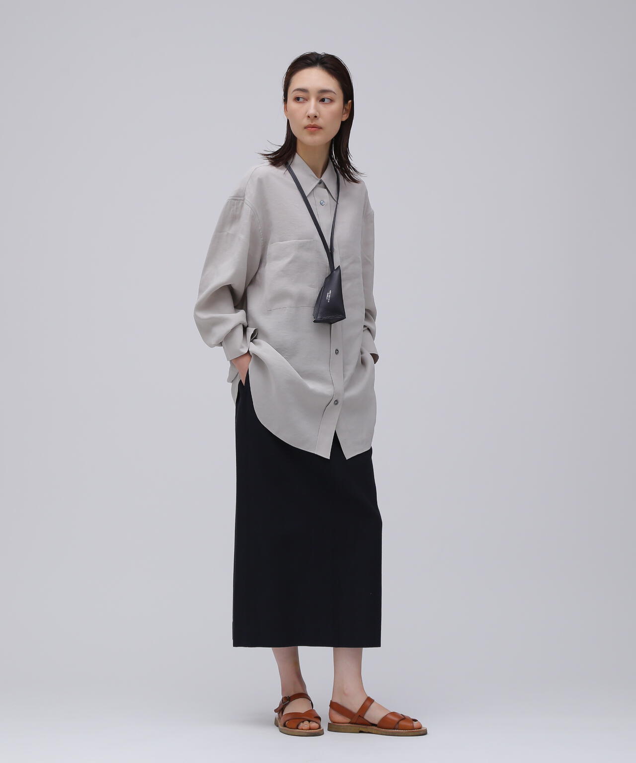STUDIO NICHOLSON / MODAL HABOTAI OVERSIZED CLASSIC SHIRT