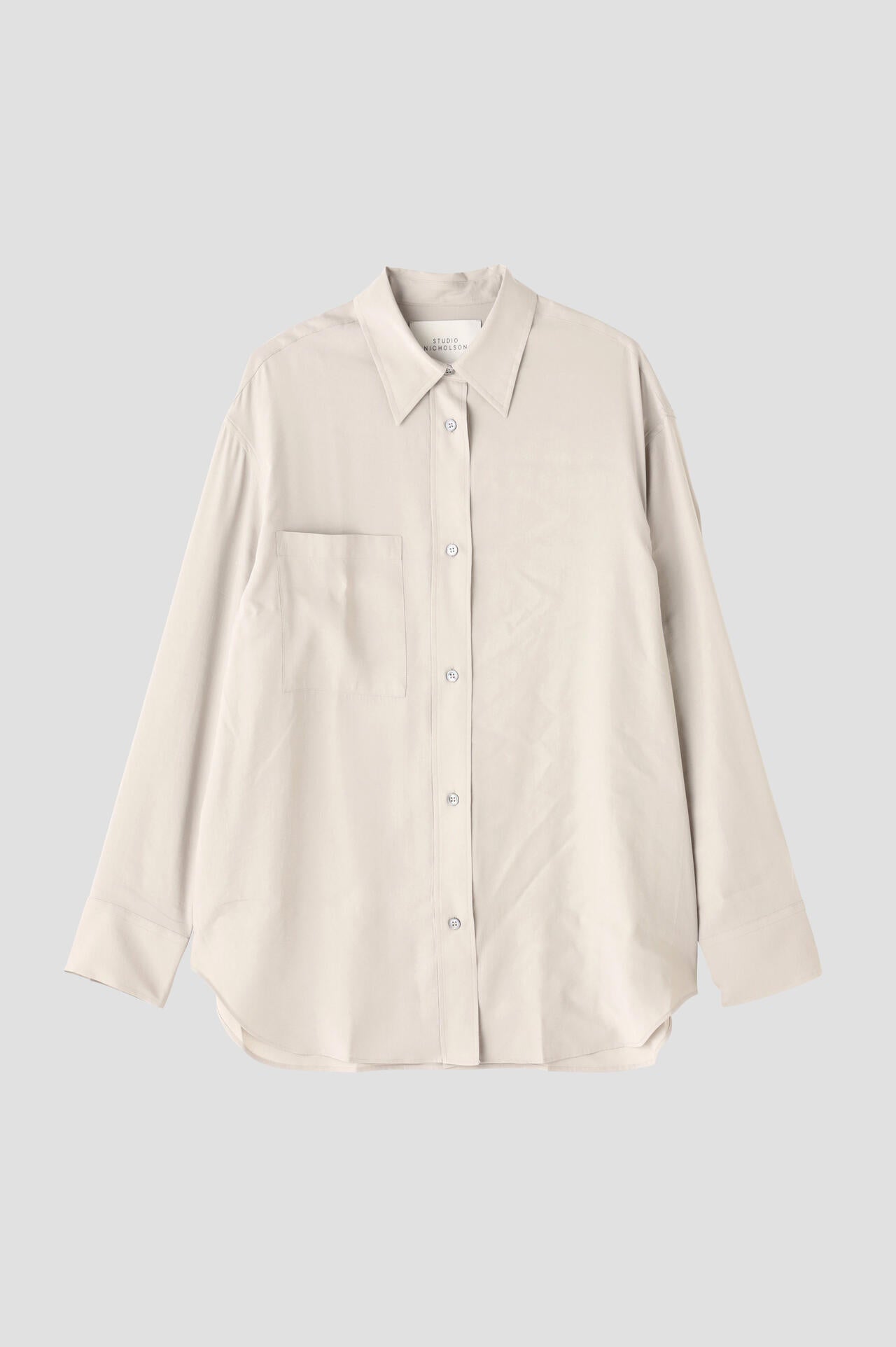 STUDIO NICHOLSON / MODAL HABOTAI OVERSIZED CLASSIC SHIRT