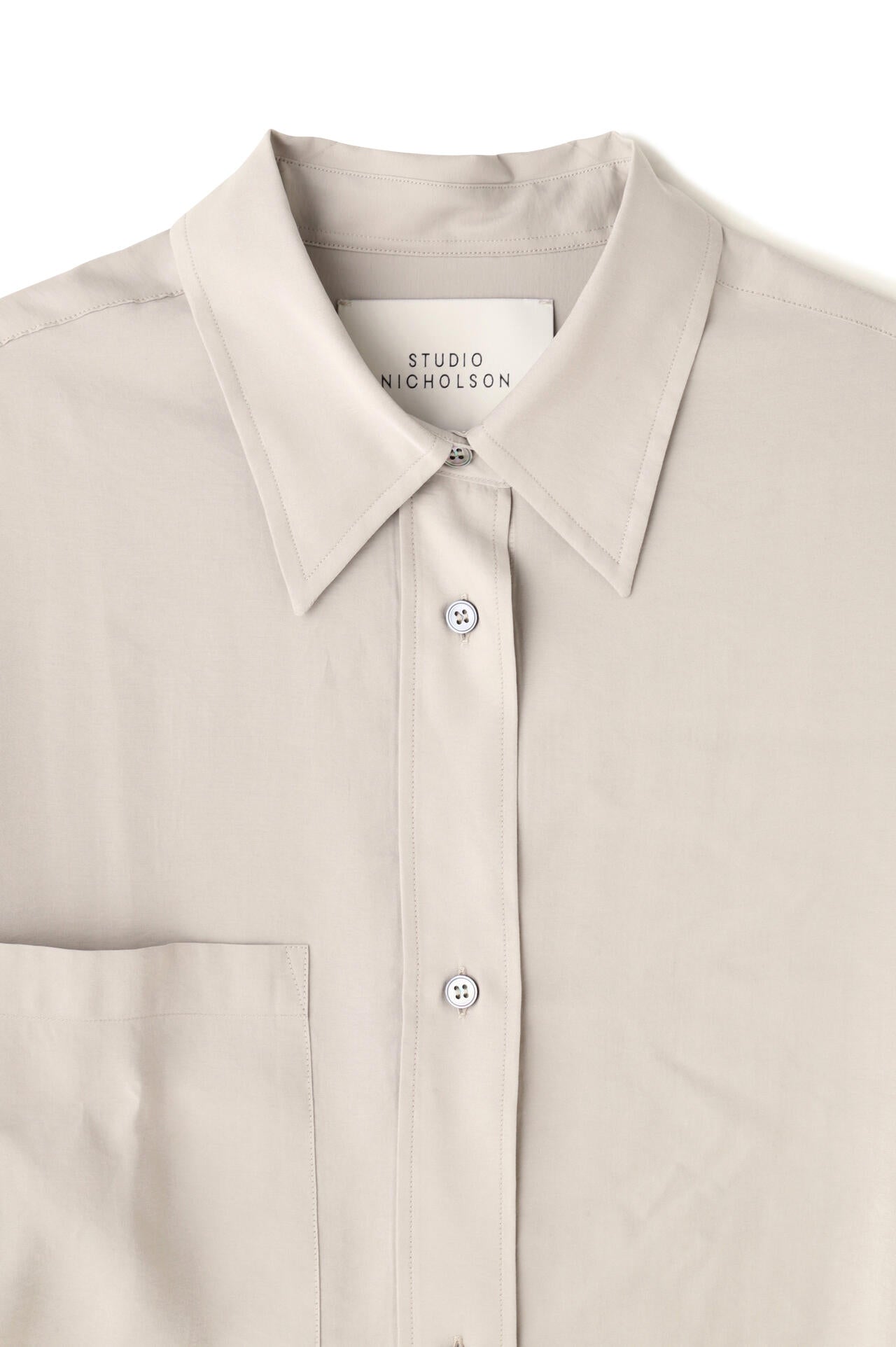 STUDIO NICHOLSON / MODAL HABOTAI OVERSIZED CLASSIC SHIRT
