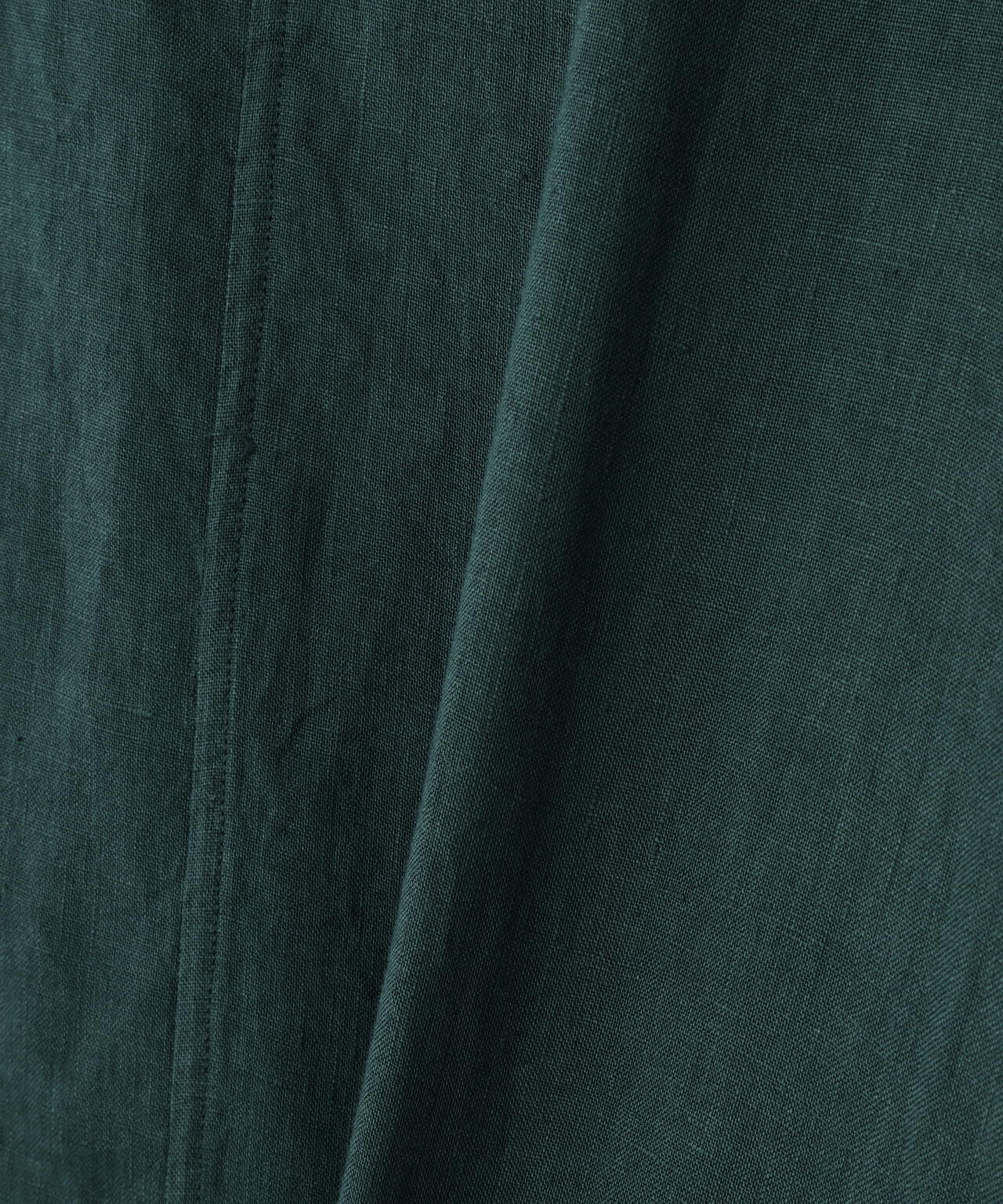 ATON / NATURAL DYED LINEN LAWN TUCKED DRESS