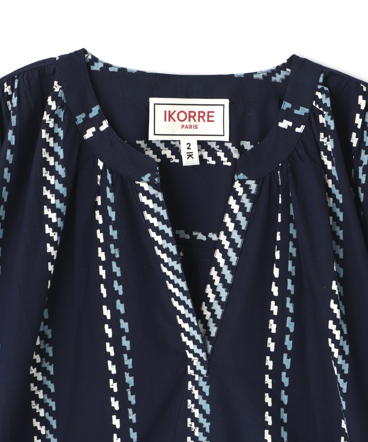 IKORRE / BLOCK PRINT DRESS