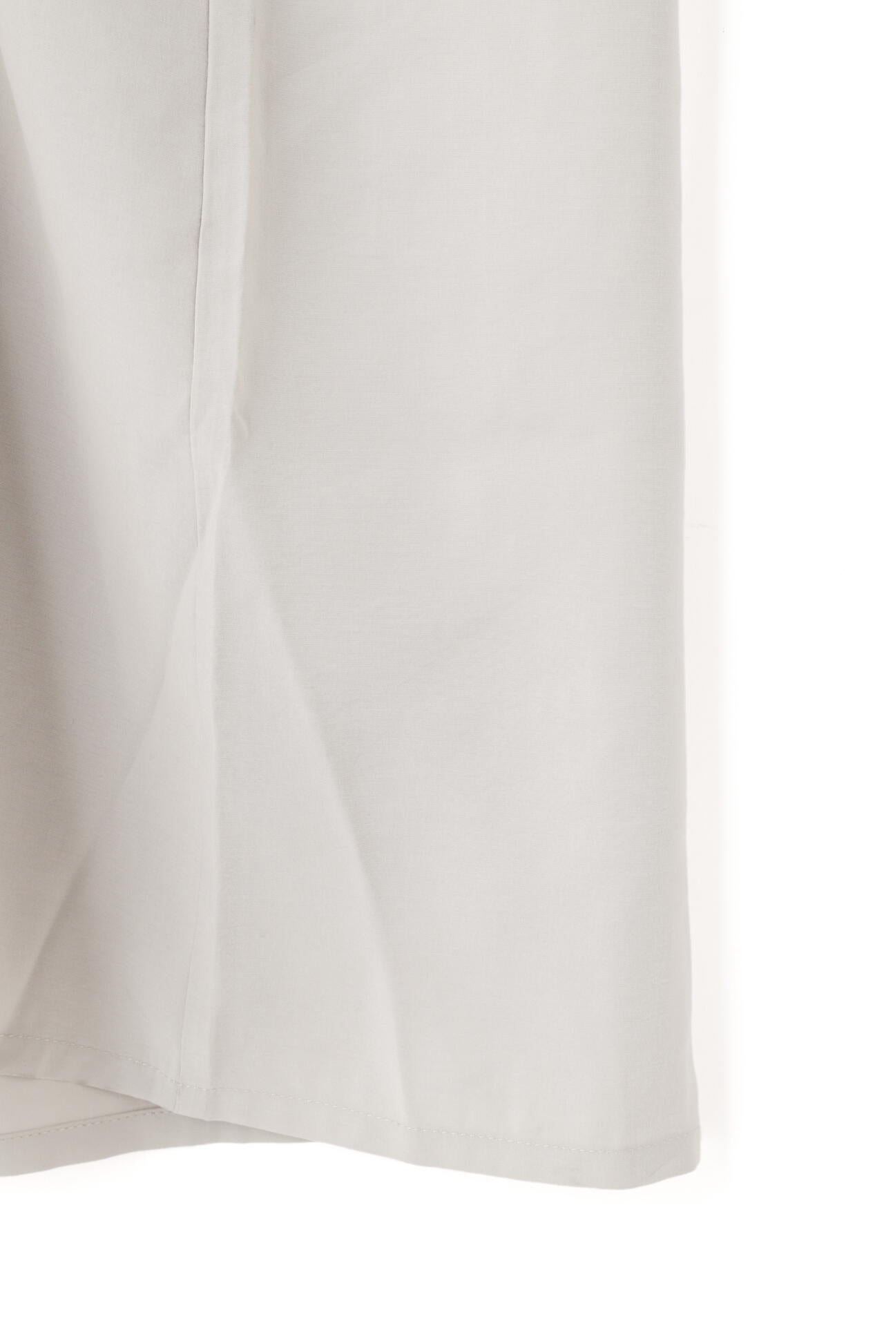 STUDIO NICHOLSON / MODAL HABOTAI ASSYMETRIC FOLD FRONT DRESS