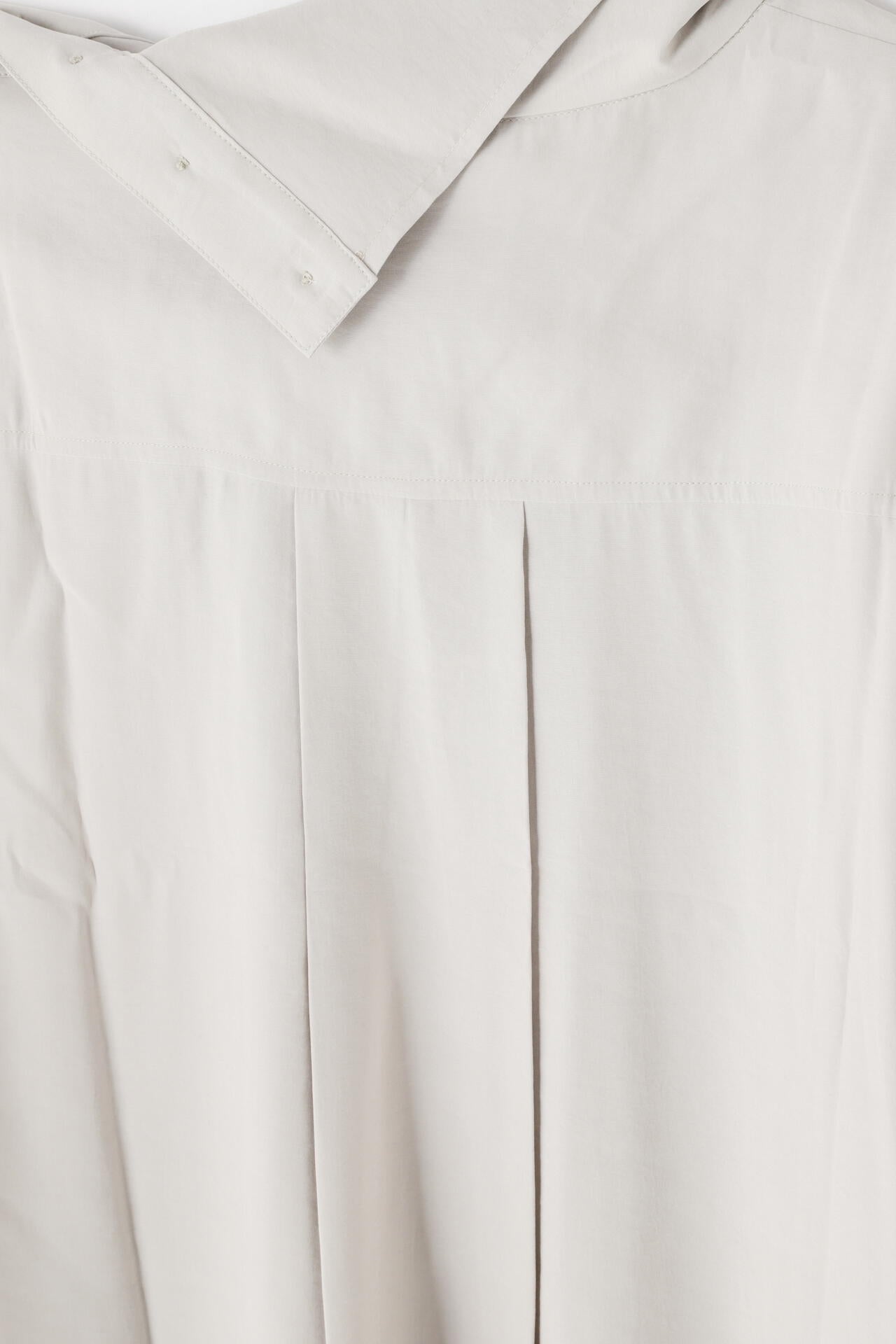 STUDIO NICHOLSON / MODAL HABOTAI ASSYMETRIC FOLD FRONT DRESS