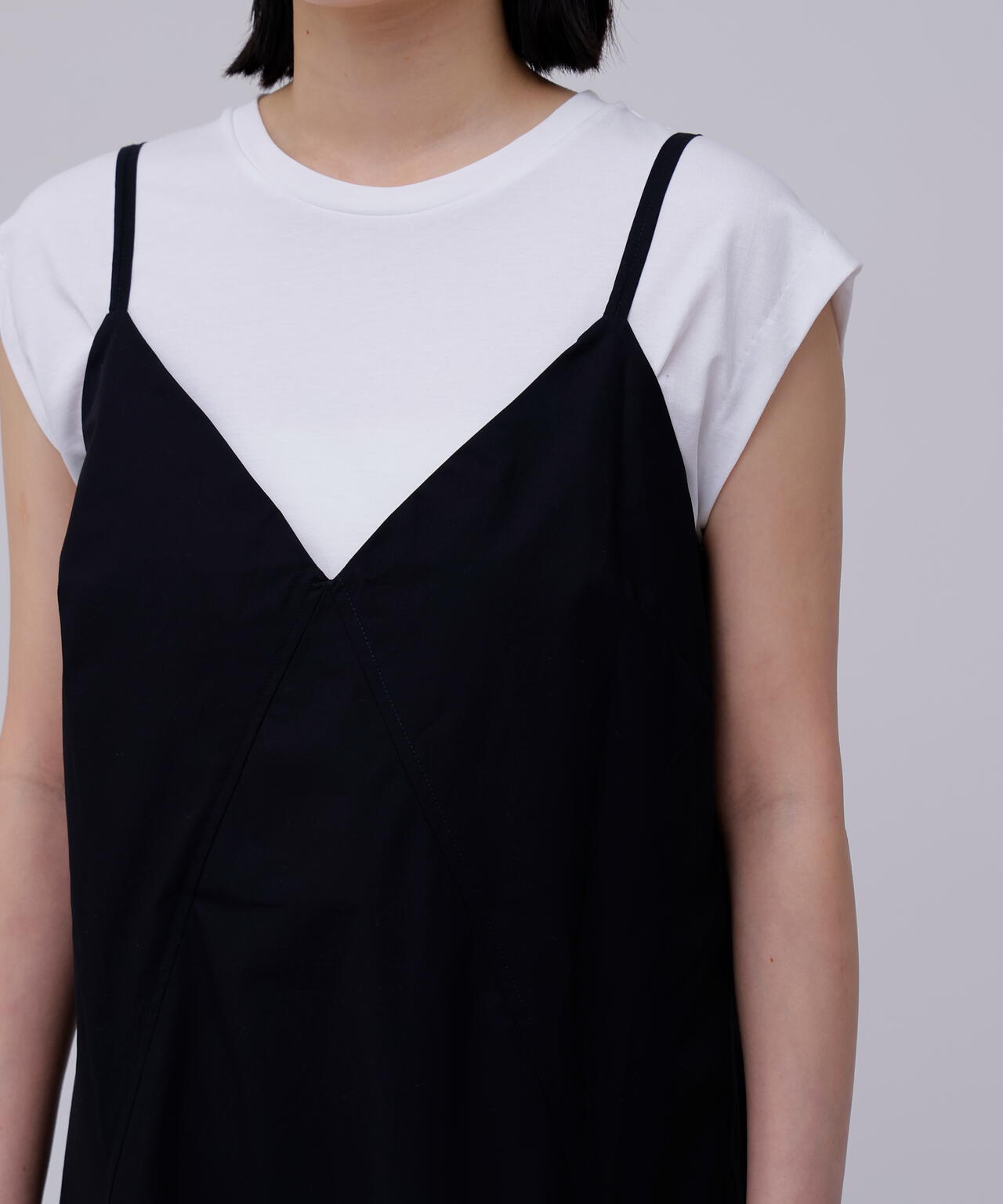 STUDIO NICHOLSON / LW NOISY COTTON SLIP DRESS