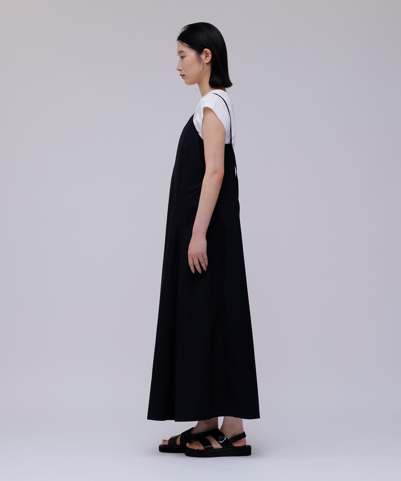 STUDIO NICHOLSON / LW NOISY COTTON SLIP DRESS