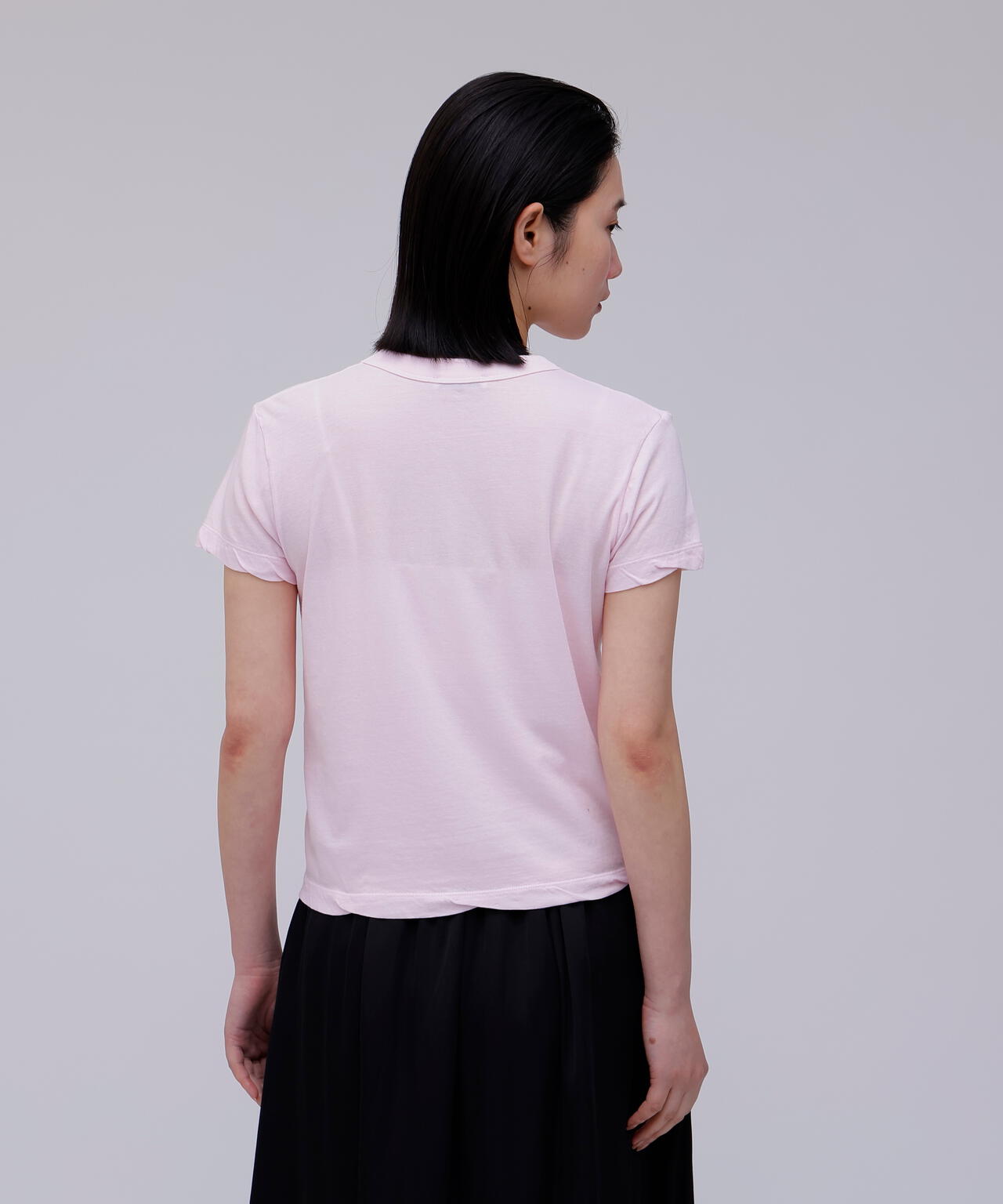 ATON / FRESCA SINGLE JERSEY TIGHT FIT T-SHIRT