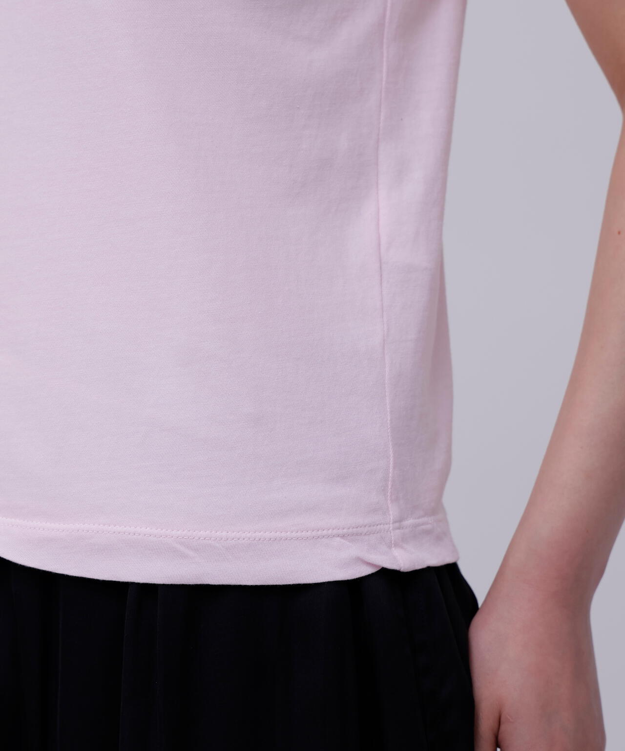 ATON / FRESCA SINGLE JERSEY TIGHT FIT T-SHIRT