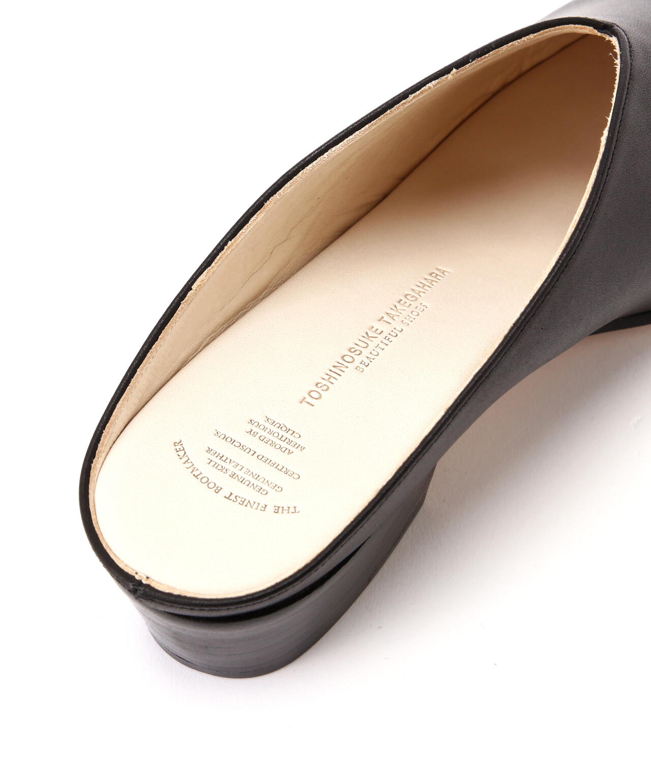 BEAUTIFUL SHOES / SQUARE SHALLOW (LEATHER SOLE)