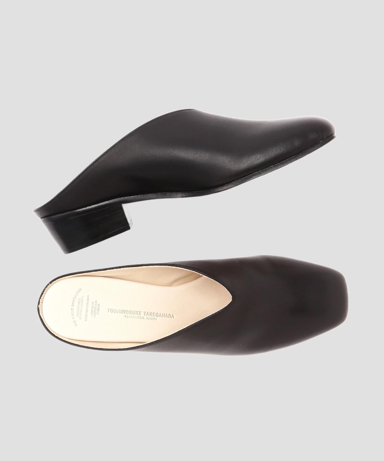 BEAUTIFUL SHOES / SQUARE SHALLOW (LEATHER SOLE)