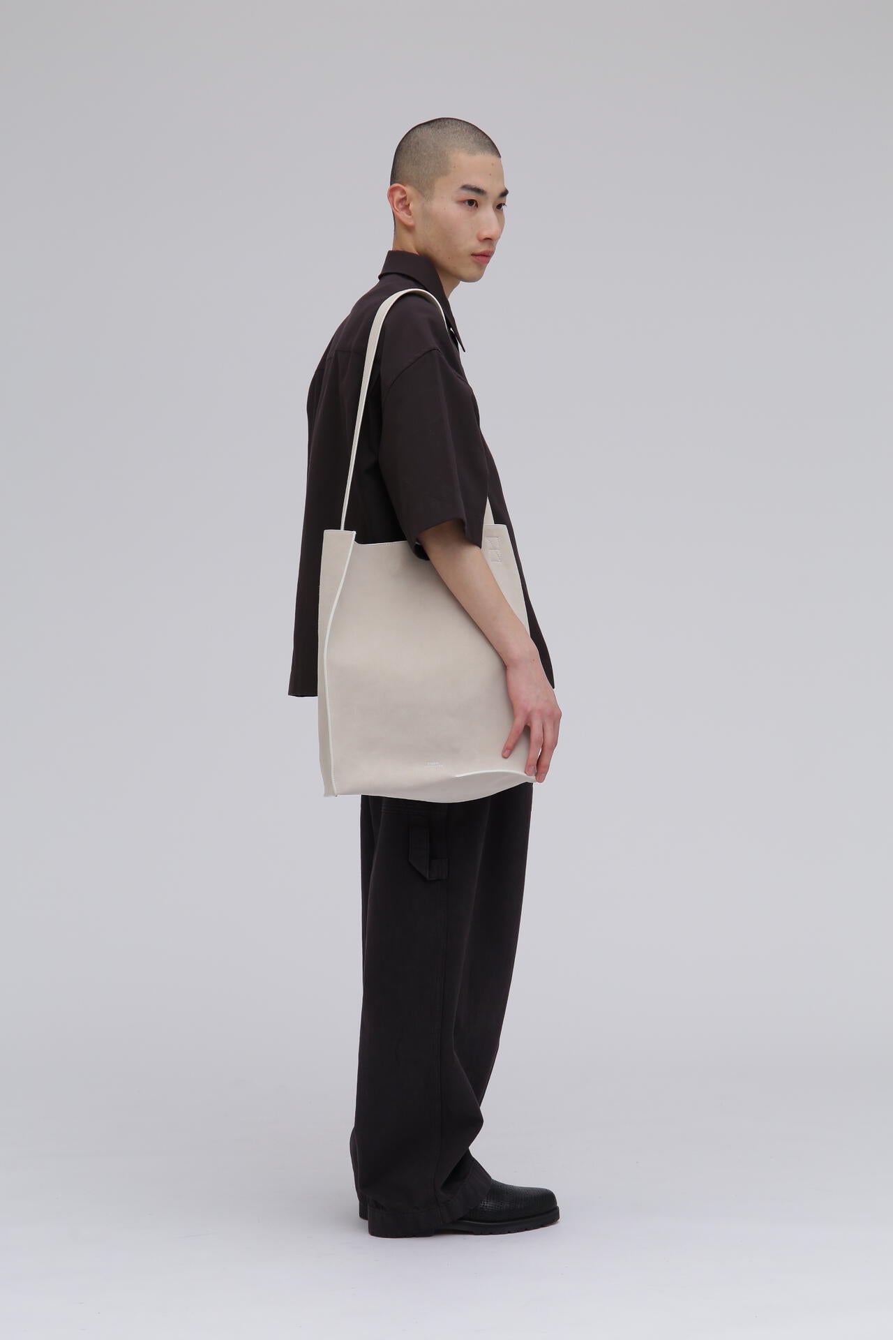 STUDIO NICHOLSON / VESUVIO SUEDE NS TOTE
