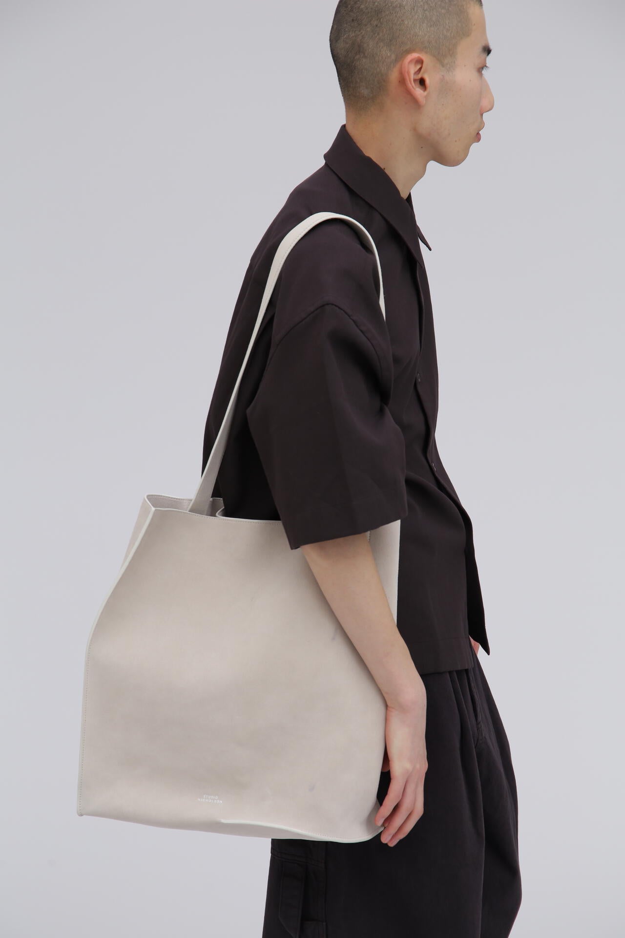STUDIO NICHOLSON / VESUVIO SUEDE NS TOTE
