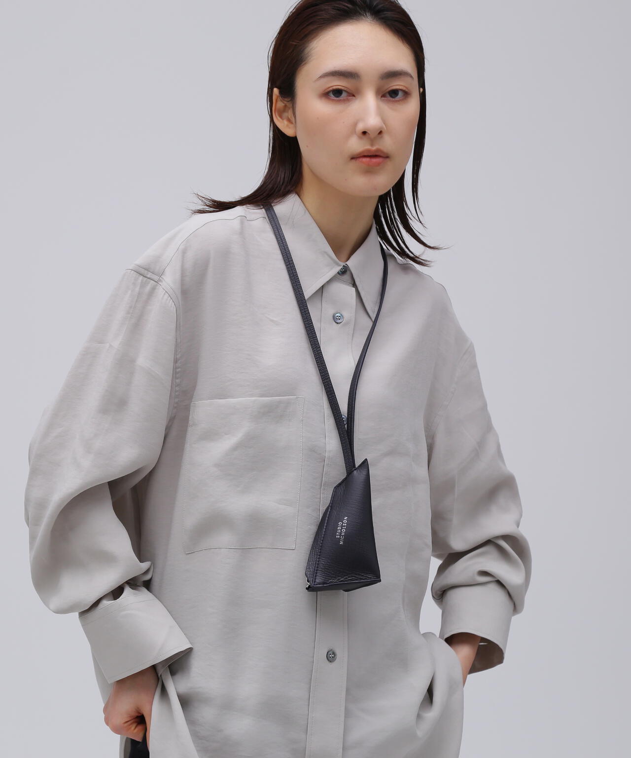 STUDIO NICHOLSON / PALMELLATO LEATHER POUCH