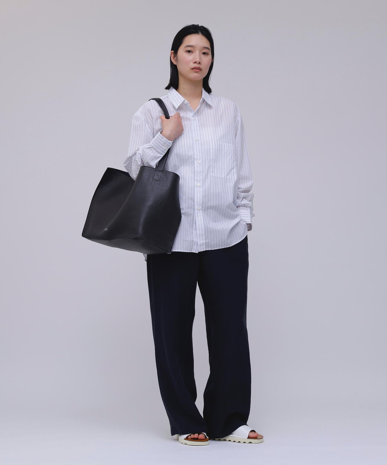 STUDIO NICHOLSON / PALMELLATO LEATHER THE REFLECTION TOTE