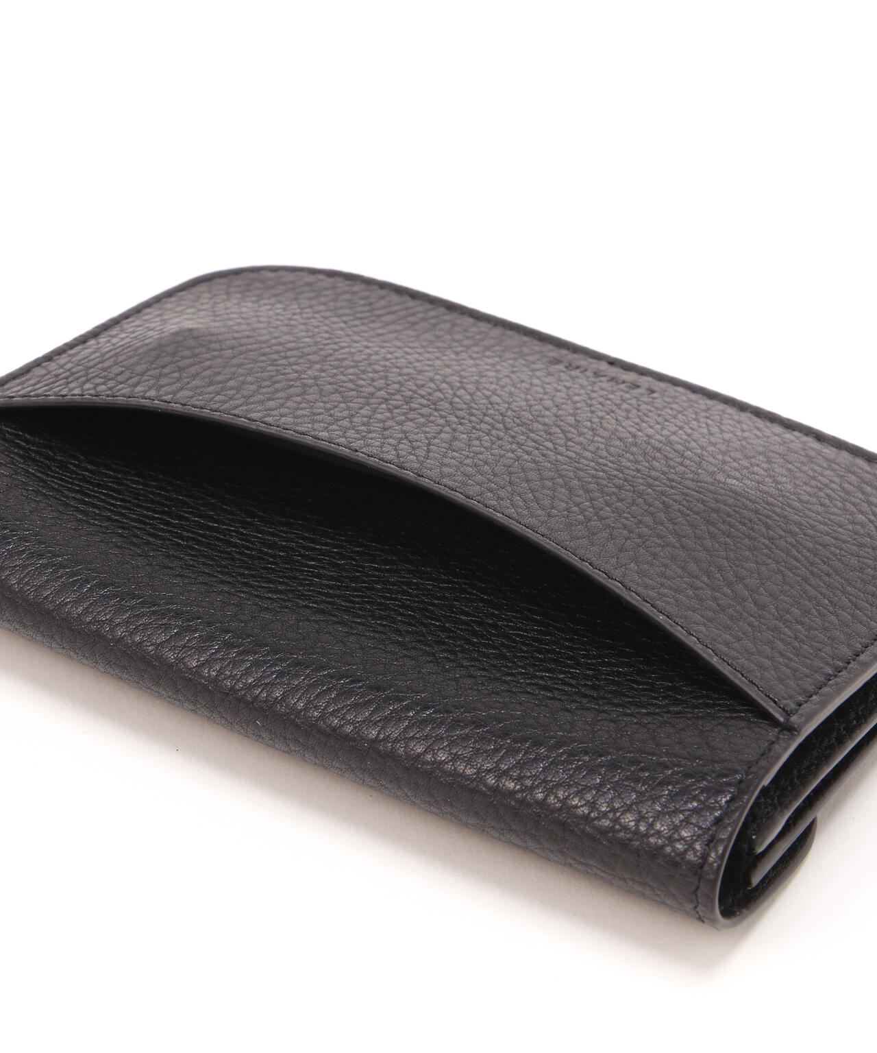 LEMAIRE / GRAINED COW LEATHER SOFT TAB WALLET
