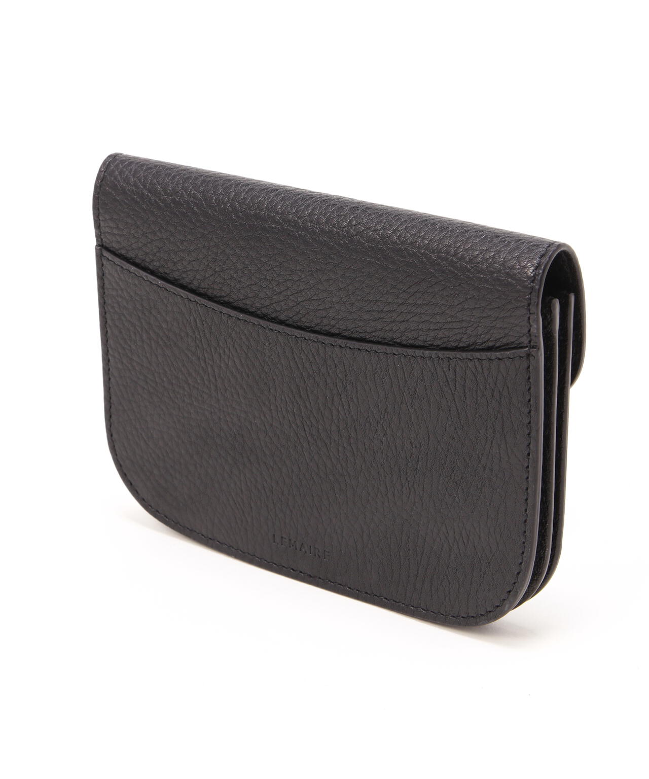 LEMAIRE / GRAINED COW LEATHER SOFT TAB WALLET