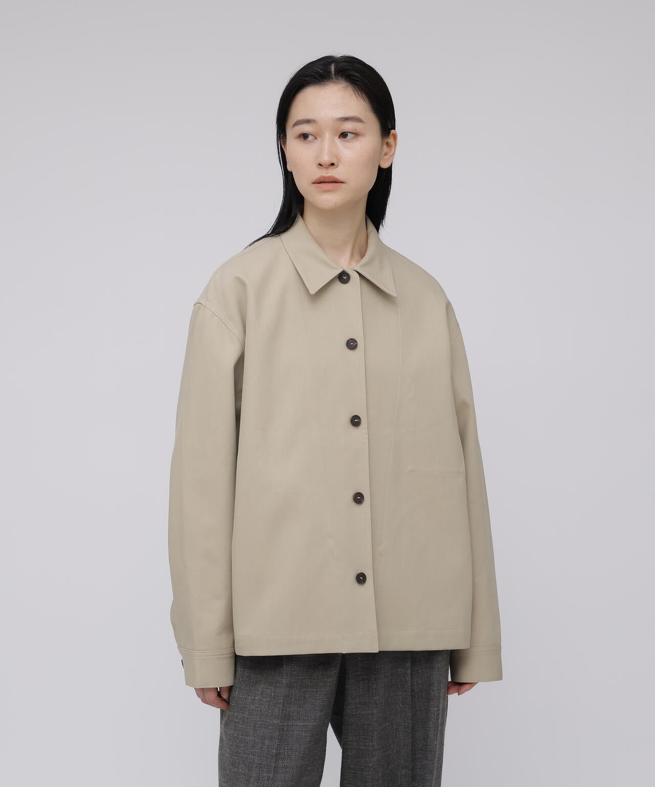 STUDIO NICHOLSON / SOFTST VINTAGE TWILL BOXY JACKET