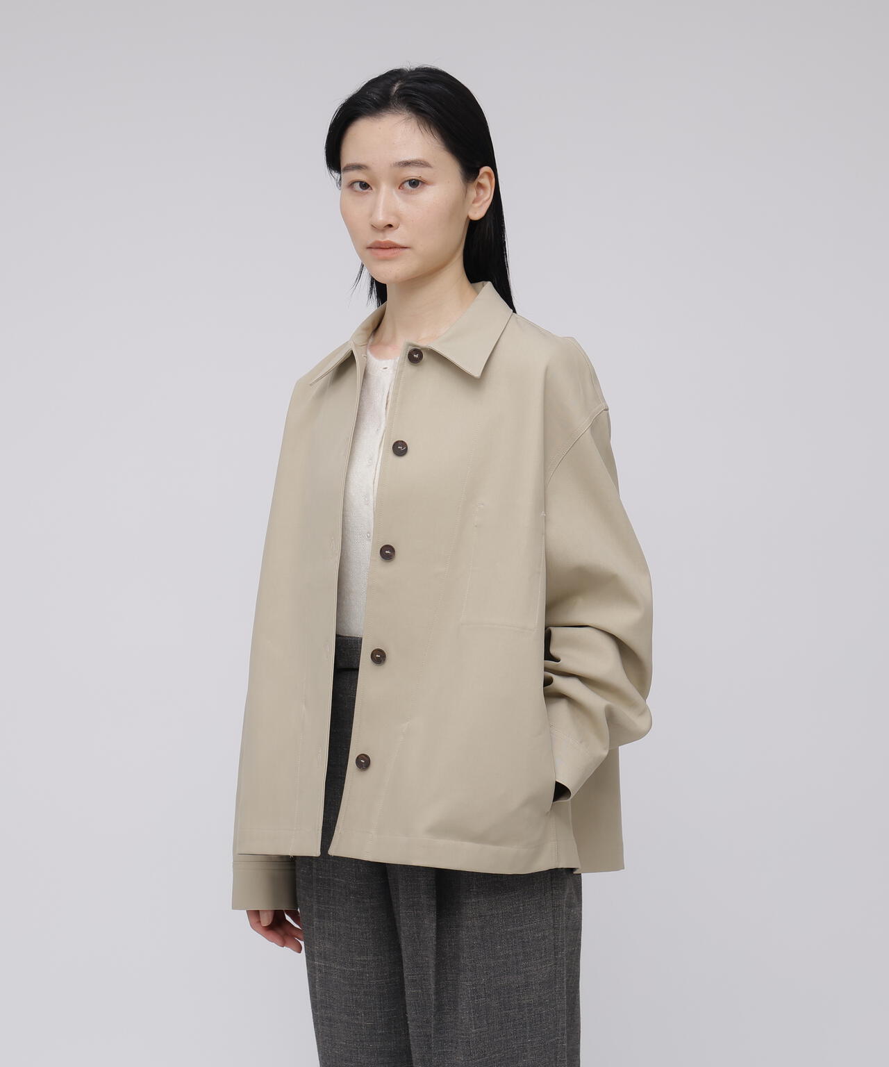 STUDIO NICHOLSON / SOFTST VINTAGE TWILL BOXY JACKET