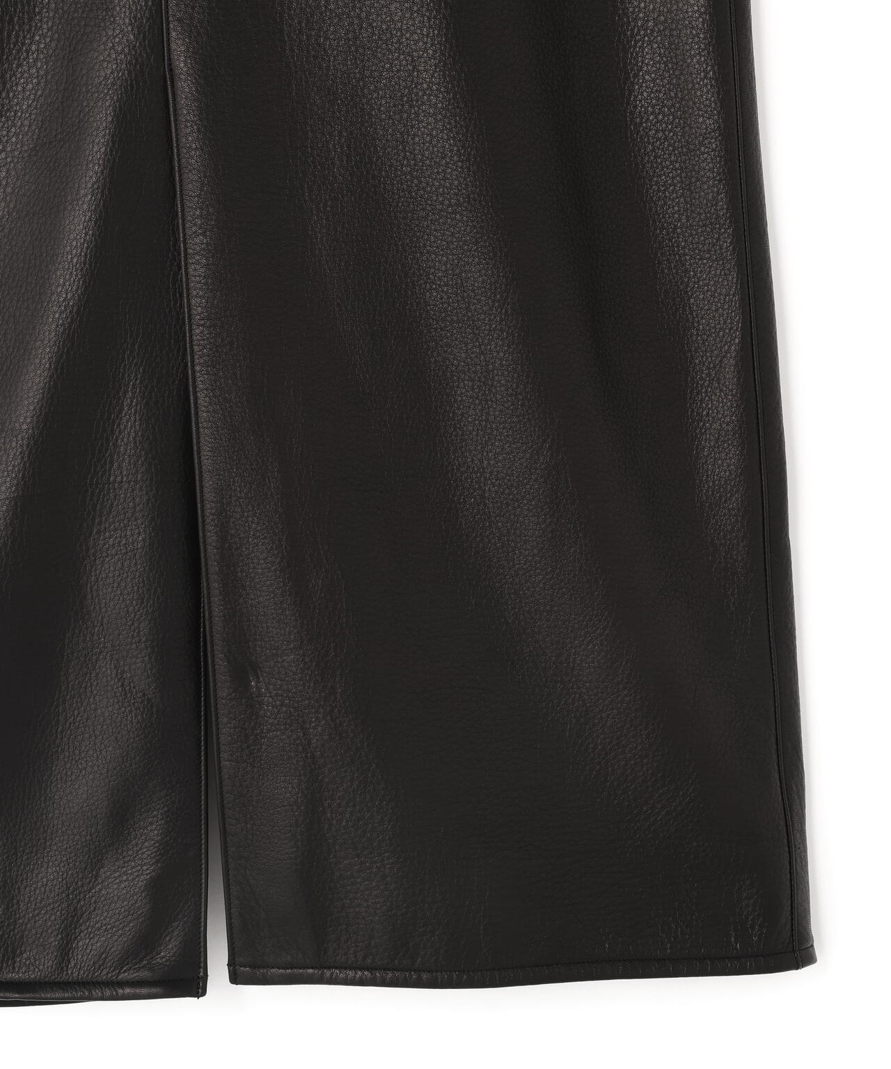 blurhms / STEER LEATHER BELTED SKIRT