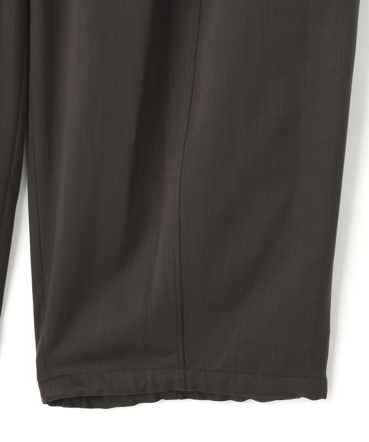 ATON / WOOL SATIN STRETCH EASY PANTS