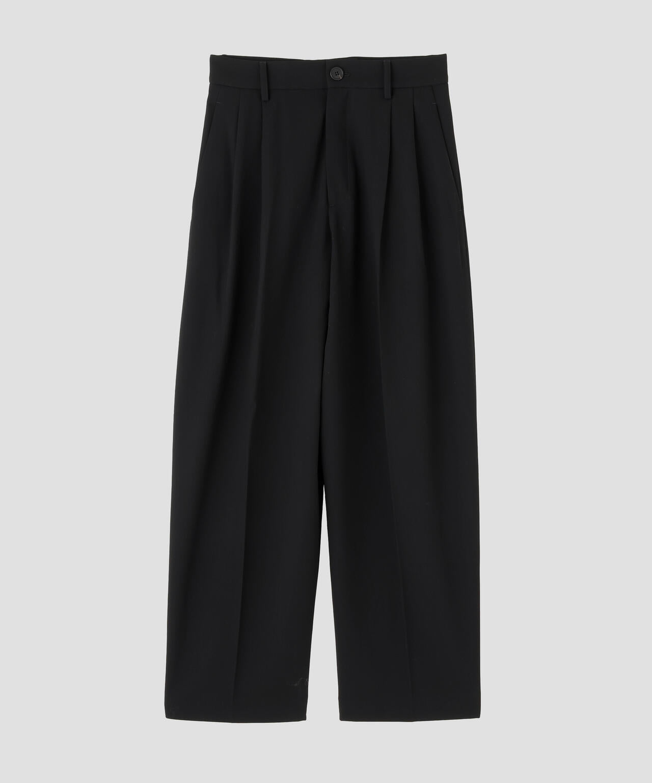 Cristaseya / DOUBLE PLEATED WIDE PANTS