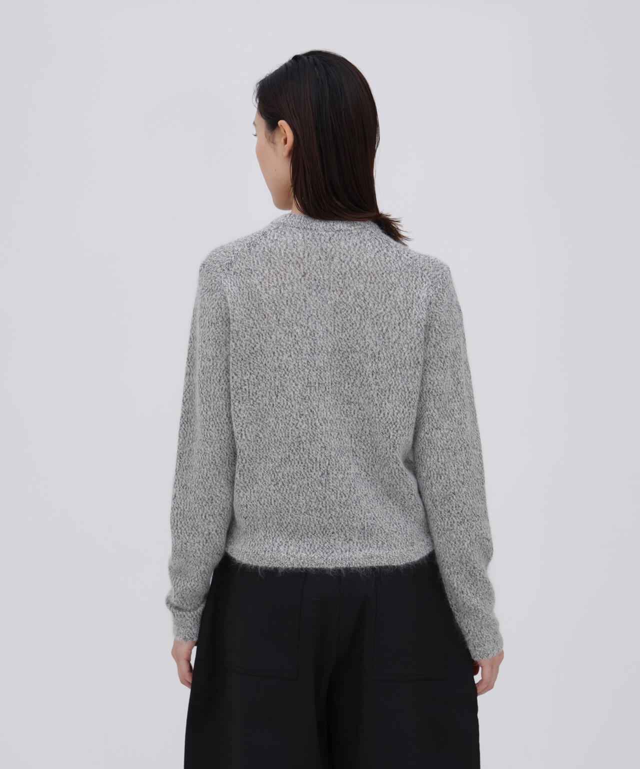 ATON / ALPACA SILK CREWNECK SWEATER