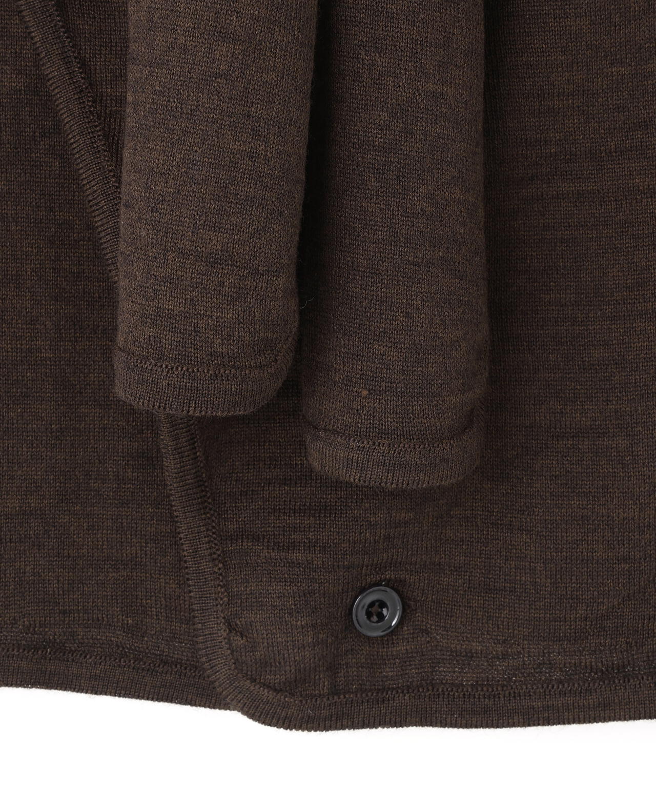 LEMAIRE / ASYMMETRICAL SLEEVELESS CARDIGAN