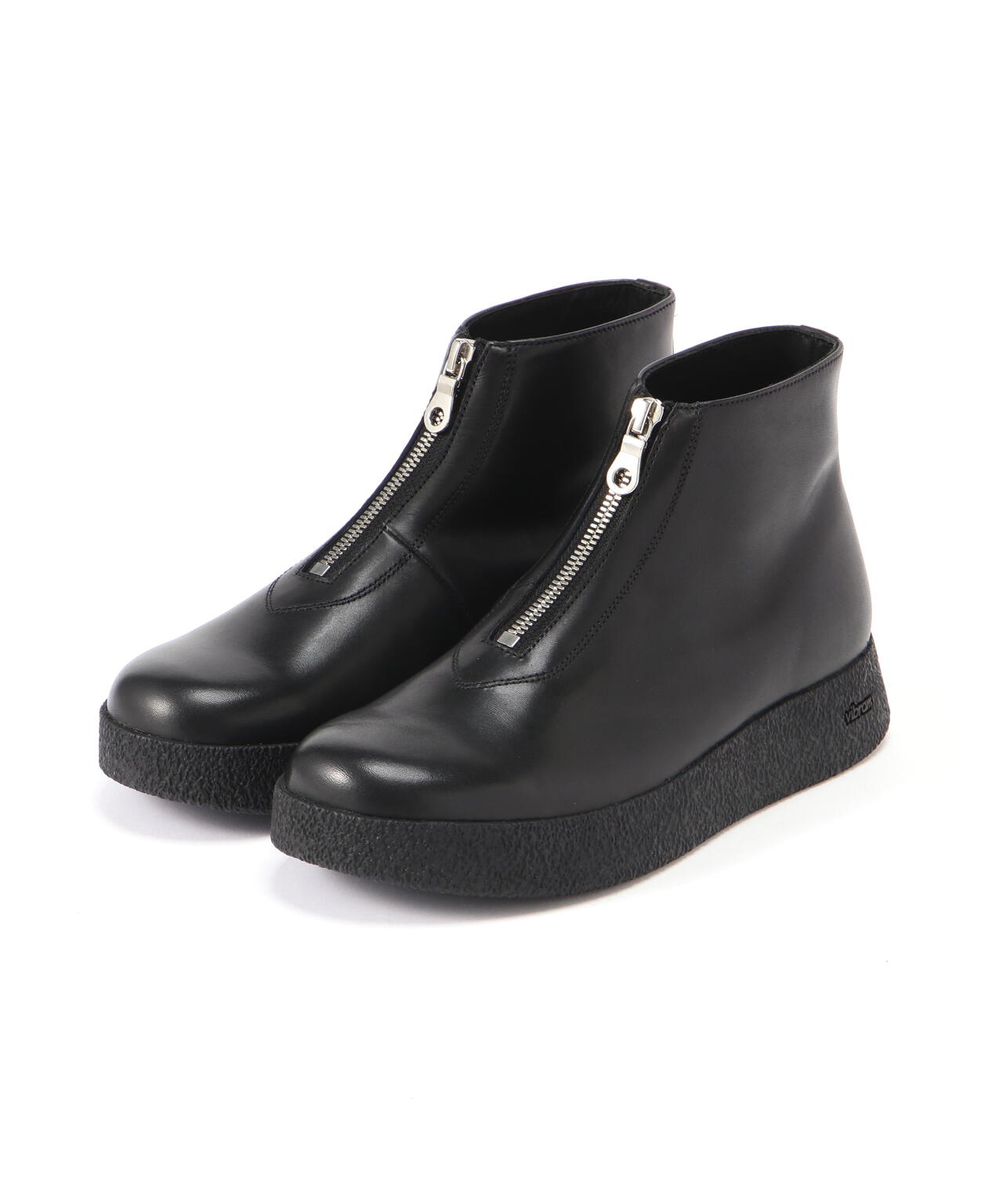 BEAUTIFUL SHOES / CREPE-CUP FRONT-ZIP