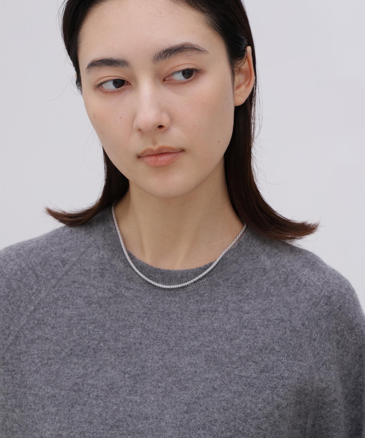 MARIHA / Silent Rain ﾈｯｸﾚｽ ﾎﾟｯﾌﾟｺｰﾝﾁｪｰﾝ M SV(RDC) 45cm | THE