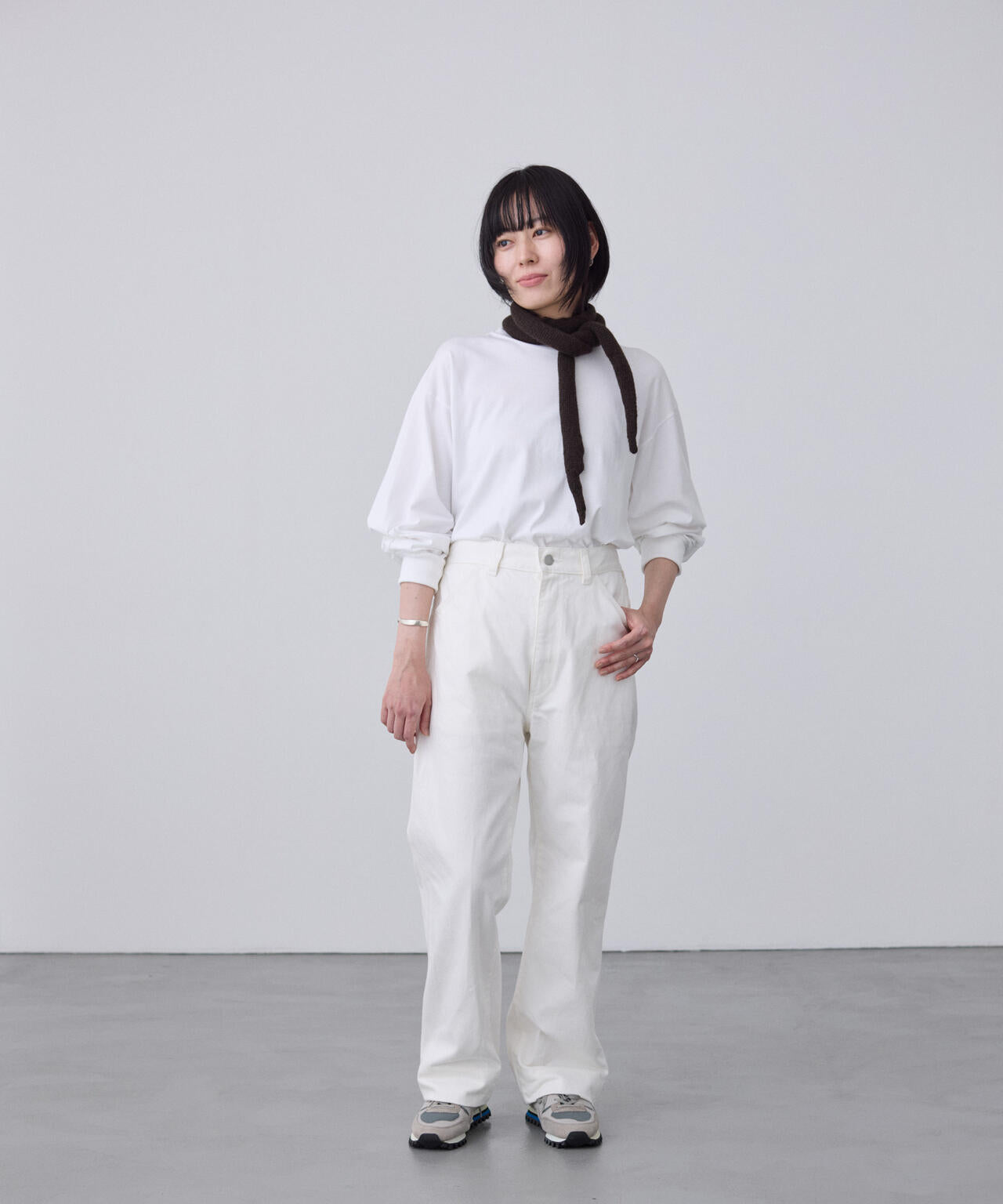 STUDIO NICHOLSON / YAK WOOL BLEND TIE SCARF