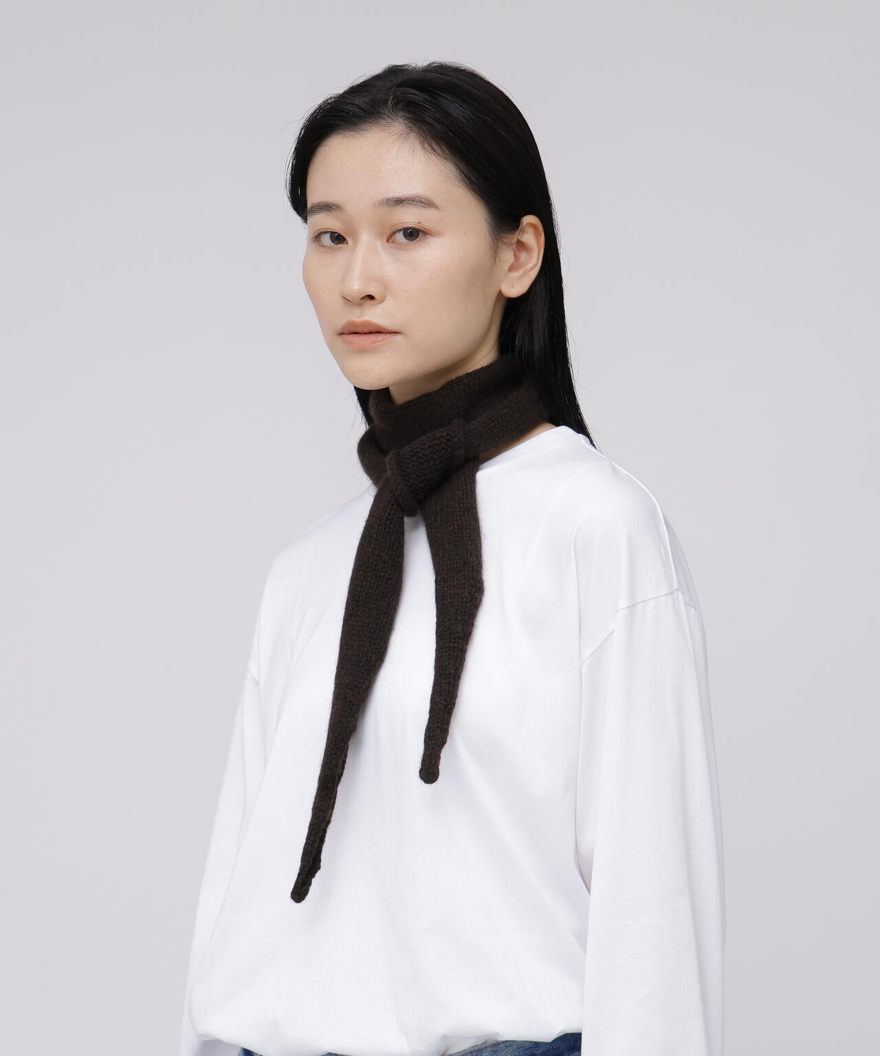 STUDIO NICHOLSON / YAK WOOL BLEND TIE SCARF